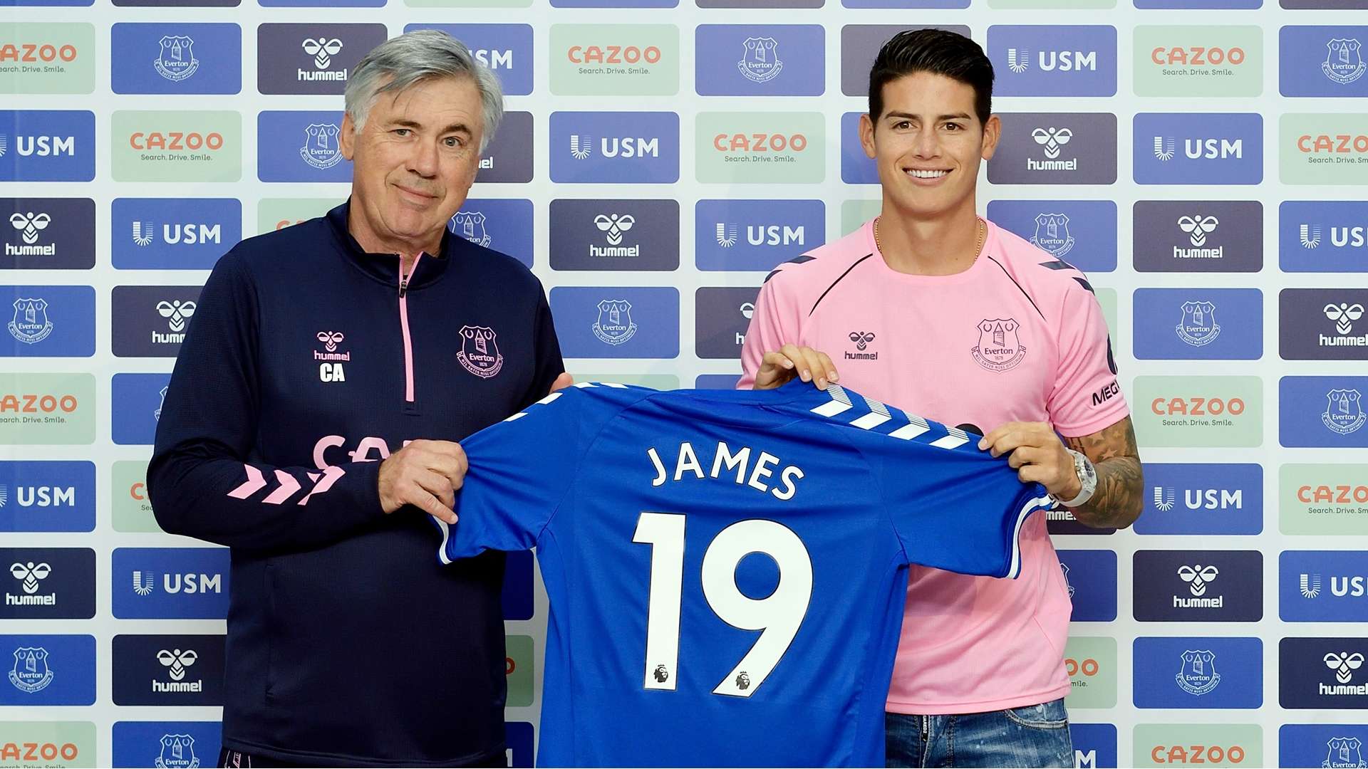 Carlo Ancelotti James Rodríguez Everton 2020