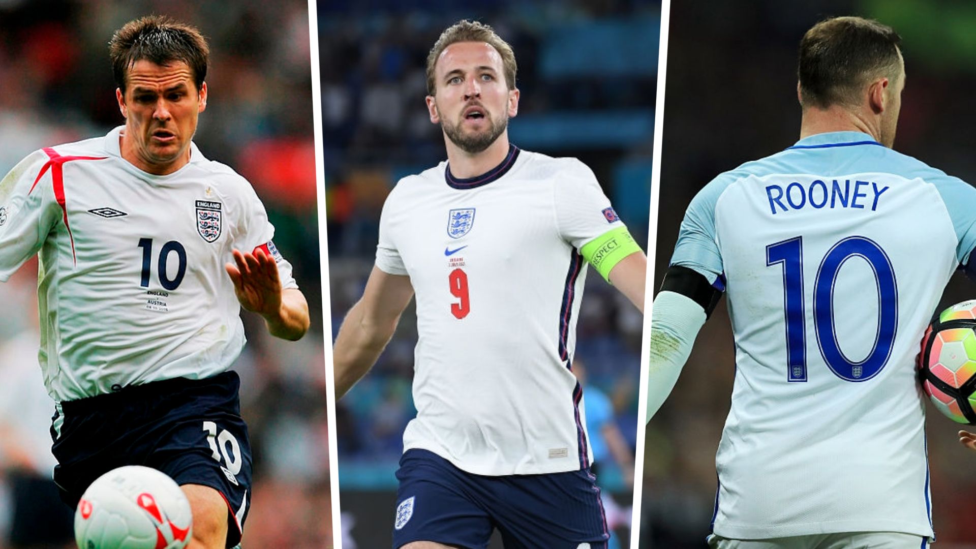 Michael Owen Harry Kane Wayne Rooney