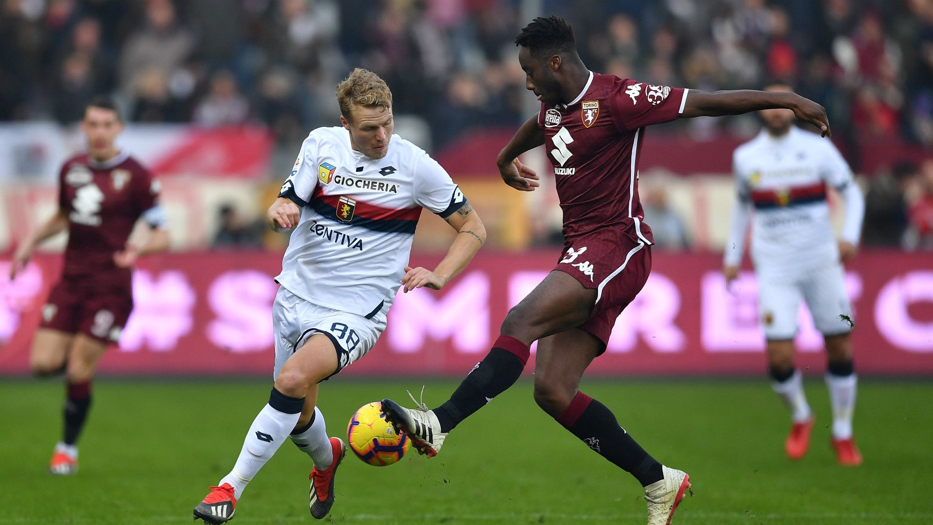 Soualiho Meite Oscar Hiljemark Torino Genoa