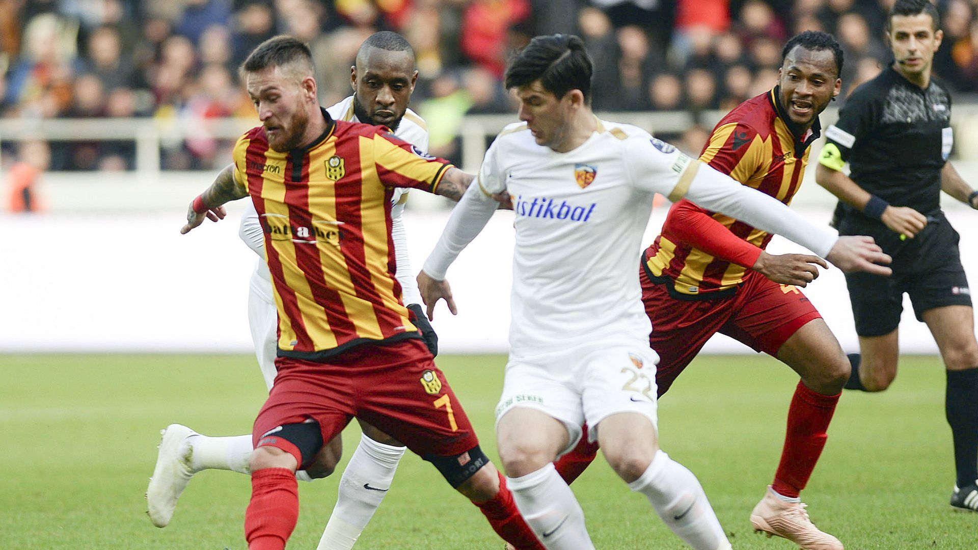 Omer Sismanoglu Cristian Sapunaru Yeni Malatyaspor Kayserispor STSL 02022019