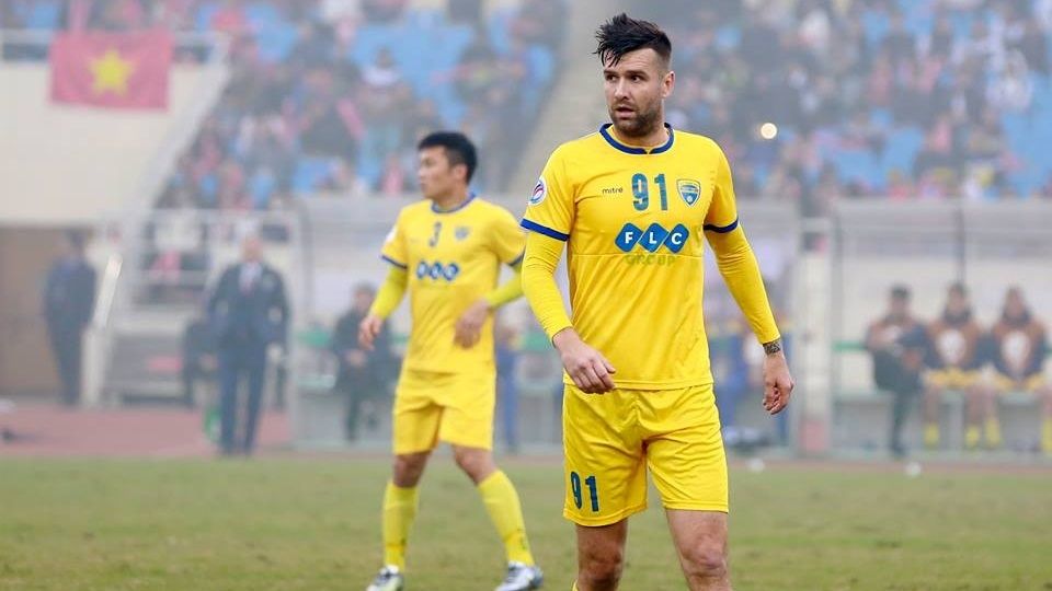 FLC Thanh Hoá tập luyện chuẩn bị V.League 2018