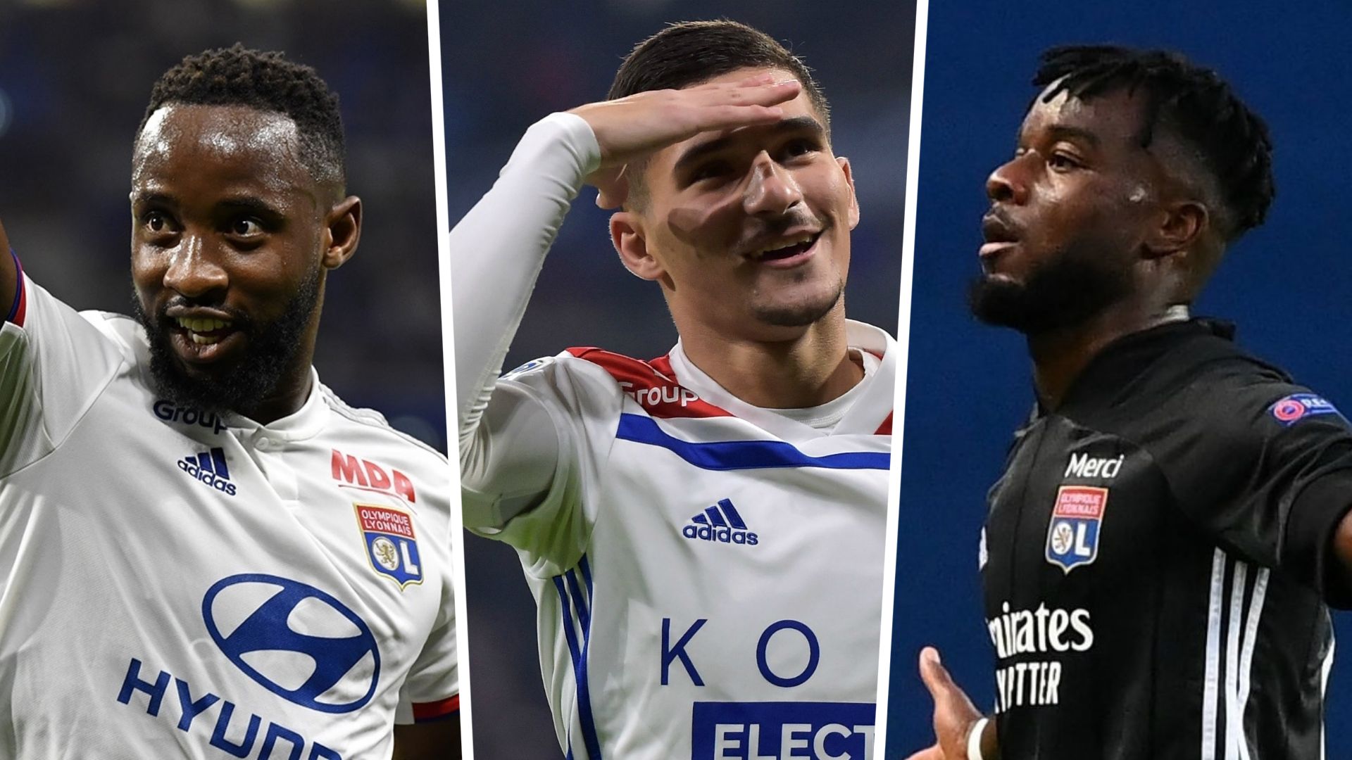 GFX Olympique Lyon Dembele, Aouar, Cornet