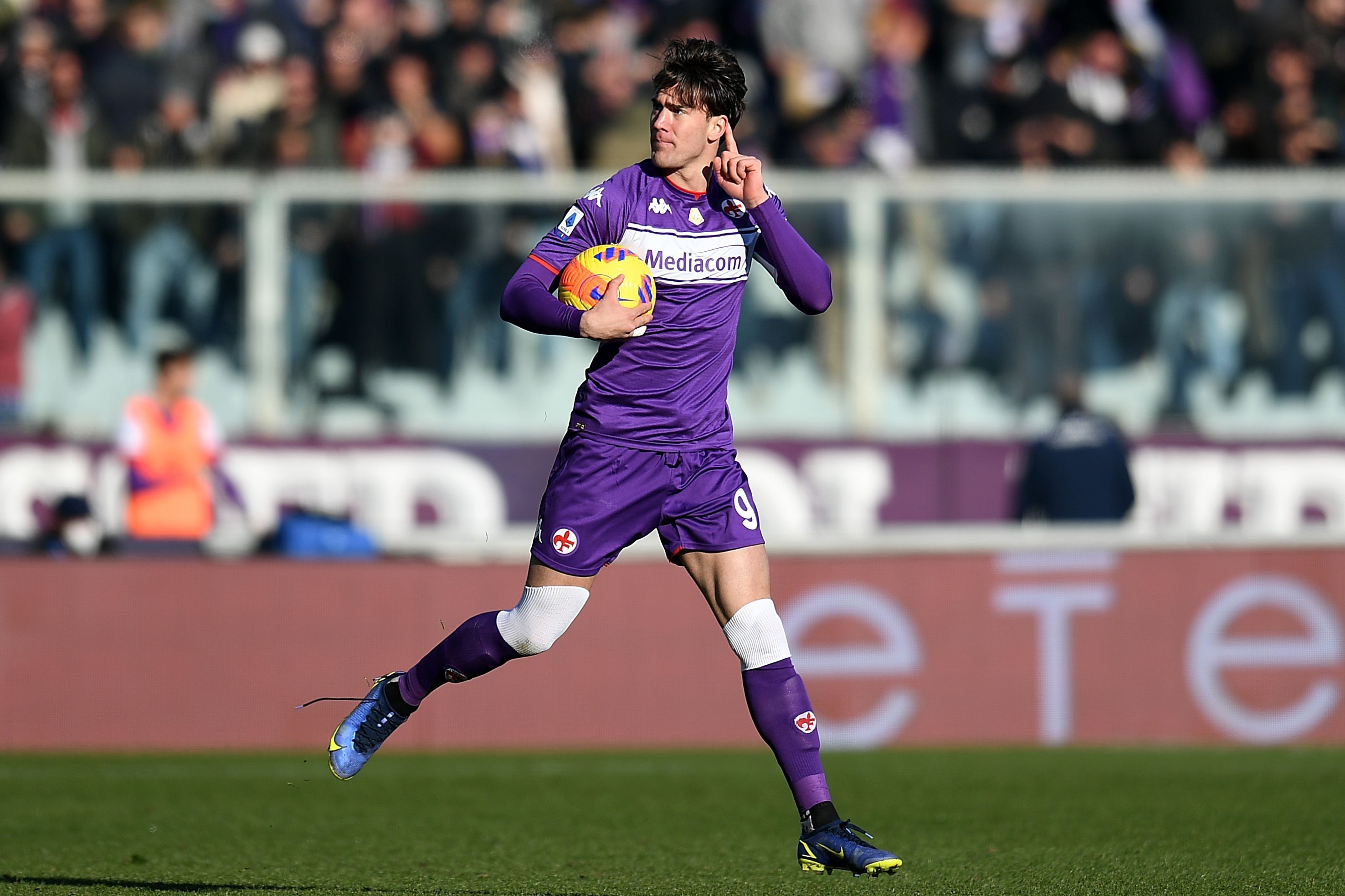 Vlahovic Fiorentina Sassuolo Serie A