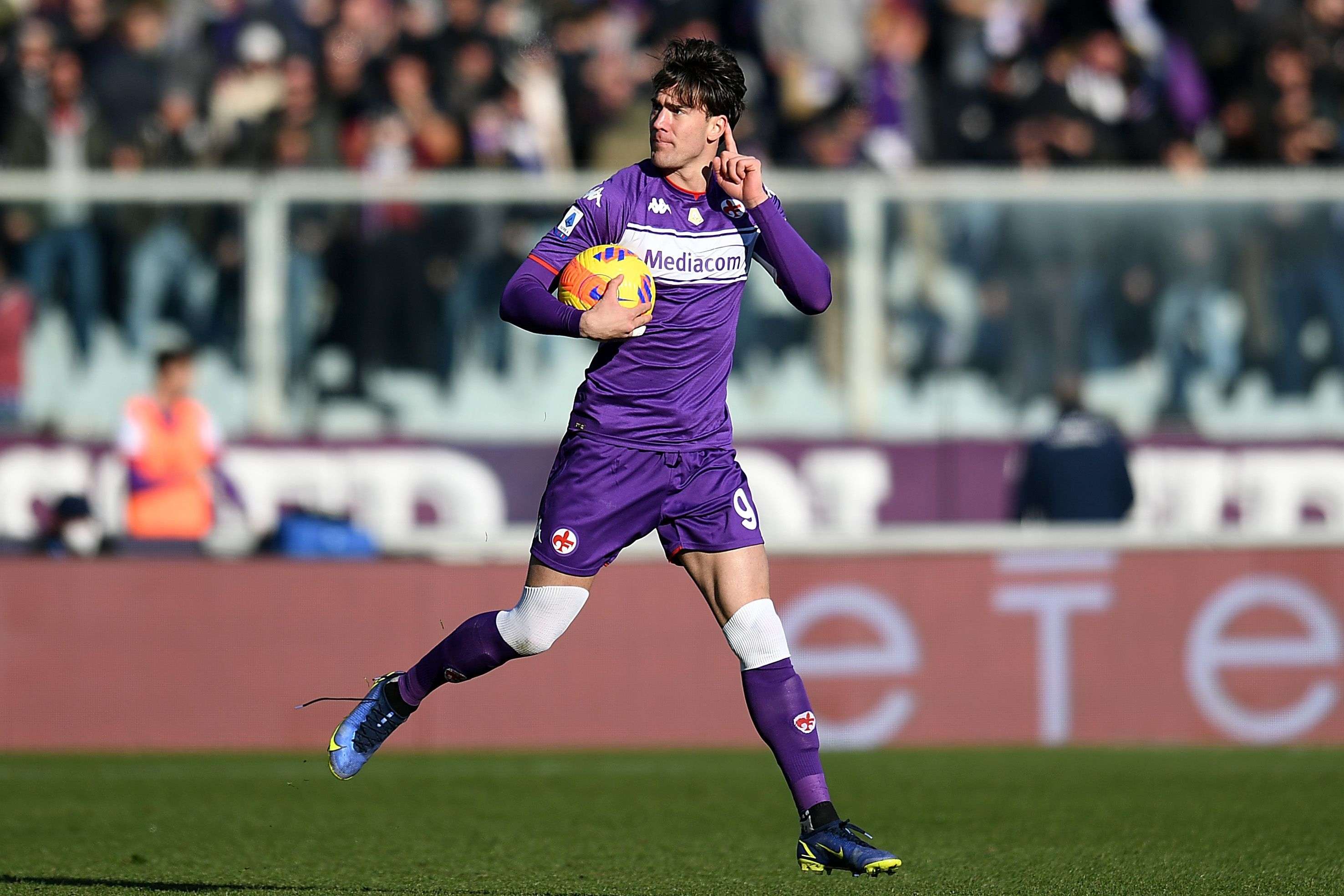 Vlahovic Fiorentina Sassuolo Serie A