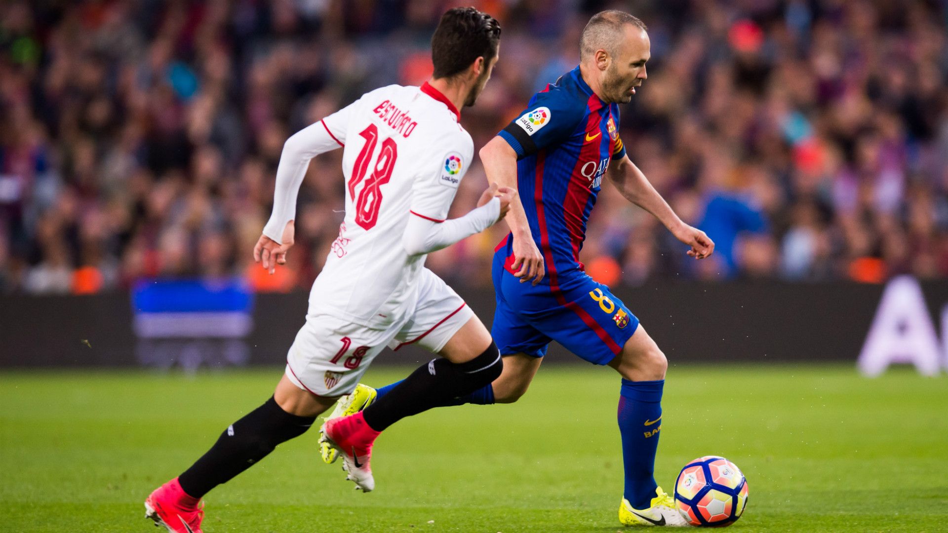 ANDRES INIESTA BARCELONA SEVILLA LALIGA 04052017