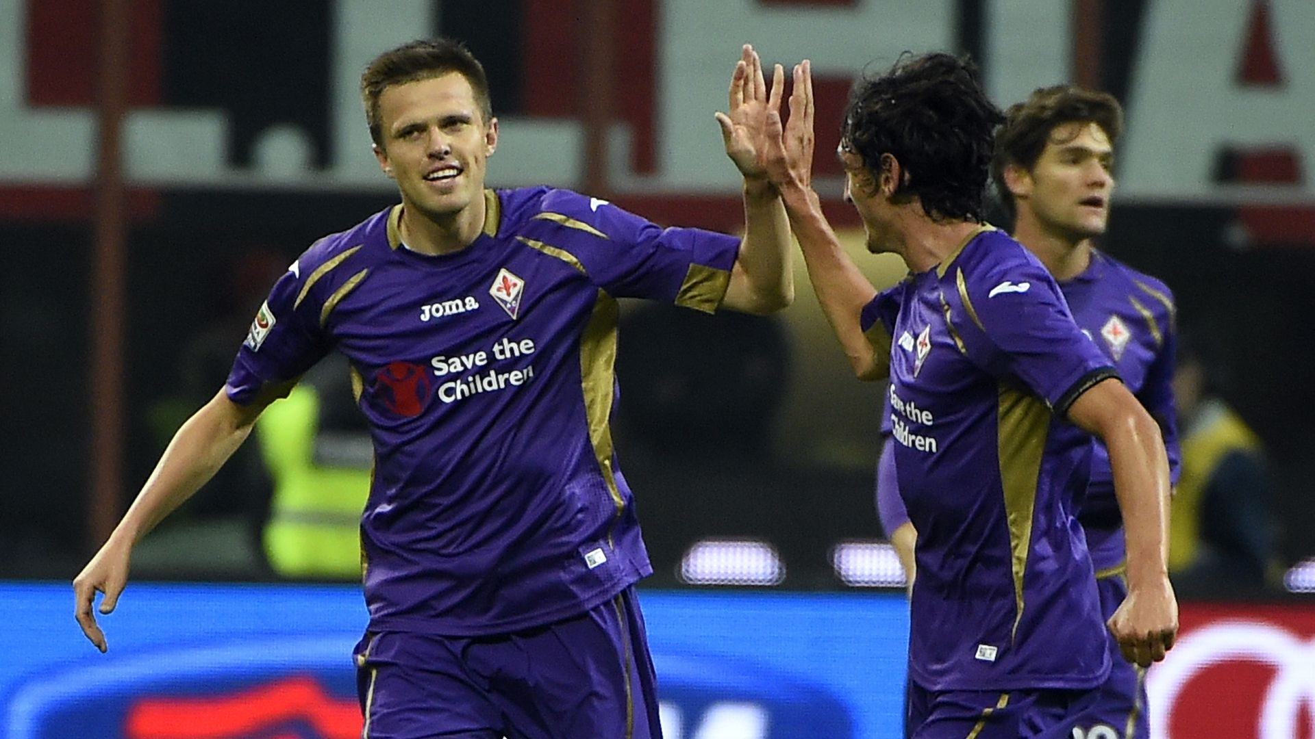 Josip Ilicic Milan Fiorentina Serie A 10262014