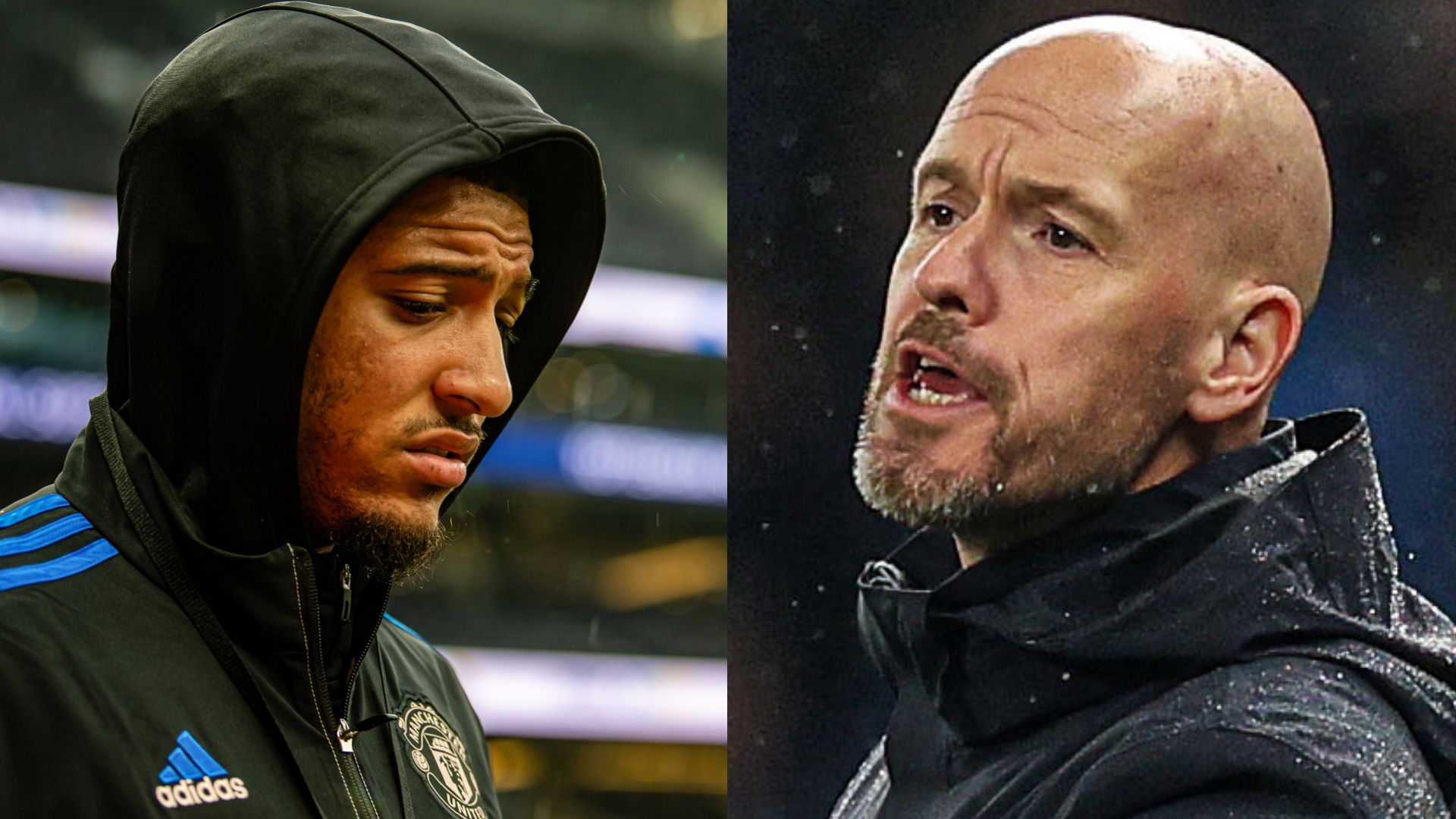 Jadon Sancho Erik ten Hag split GFX