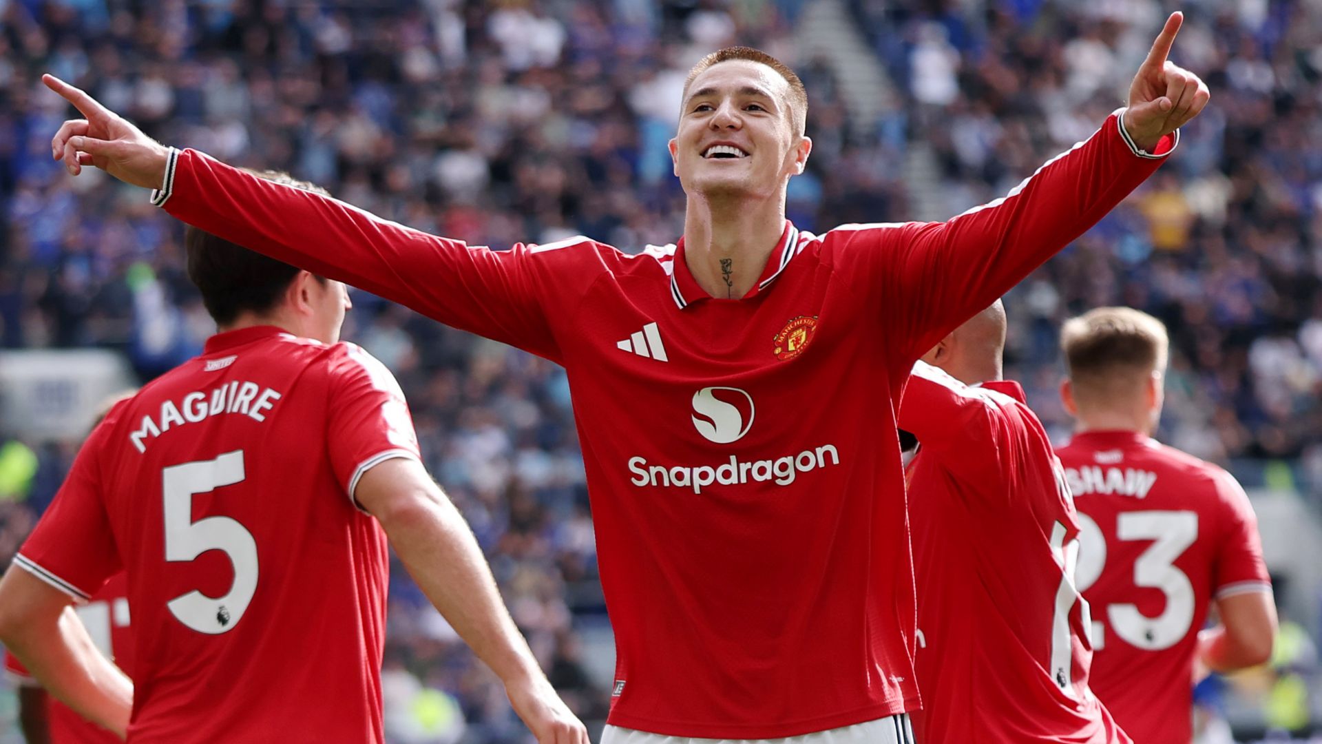 Benjamin Sesko Manchester United 2026-27 goal Everton