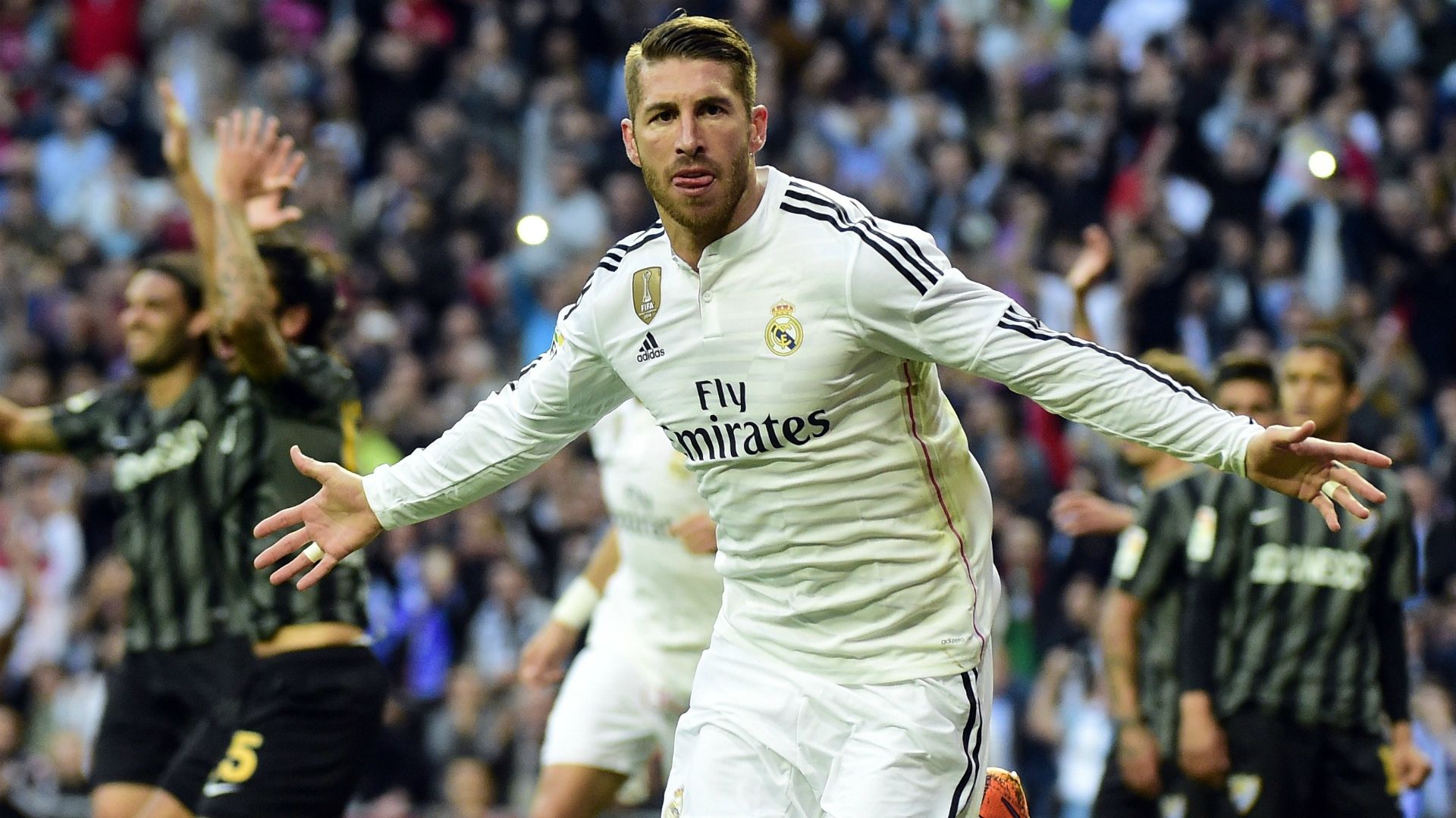 Sergio Ramos Real Madrid Malaga Liga BBVA 04182015