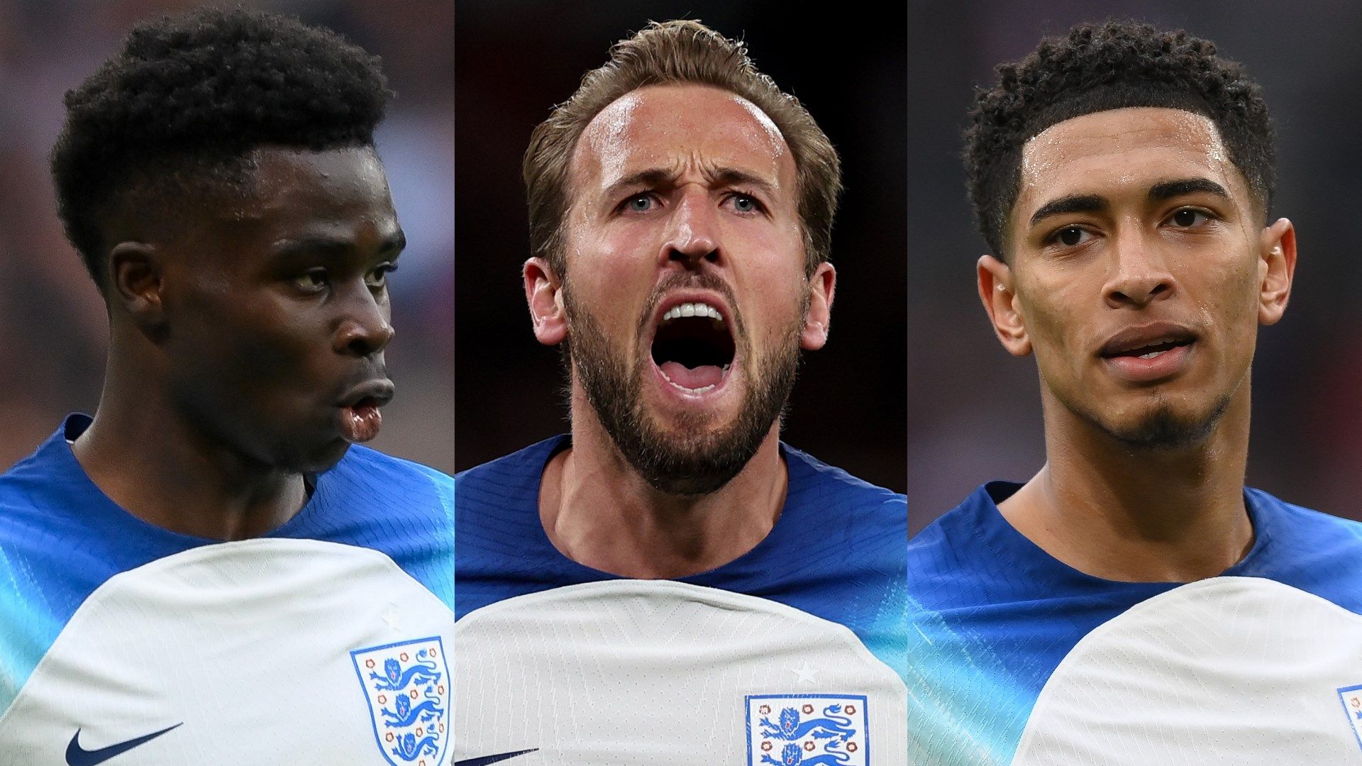 Bukayo Saka Harry Kane Jude Bellingham England