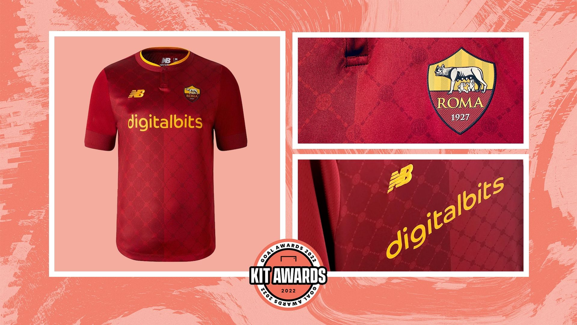 AS Roma 2022-23 Home Kit