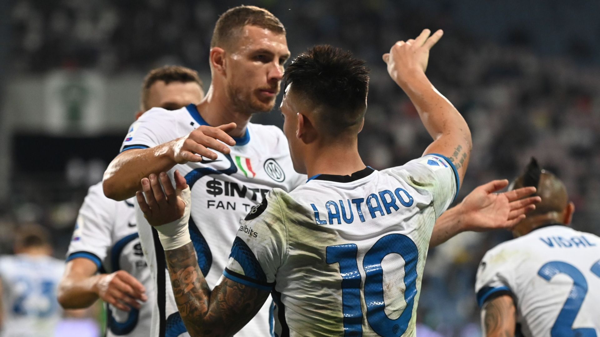 Lautaro Martinez Dzeko Inter