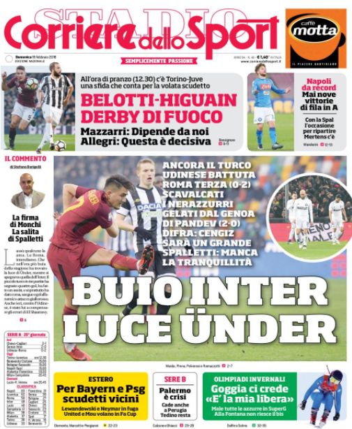 ONLY EMBED Cengiz Under Corriere dello Sport