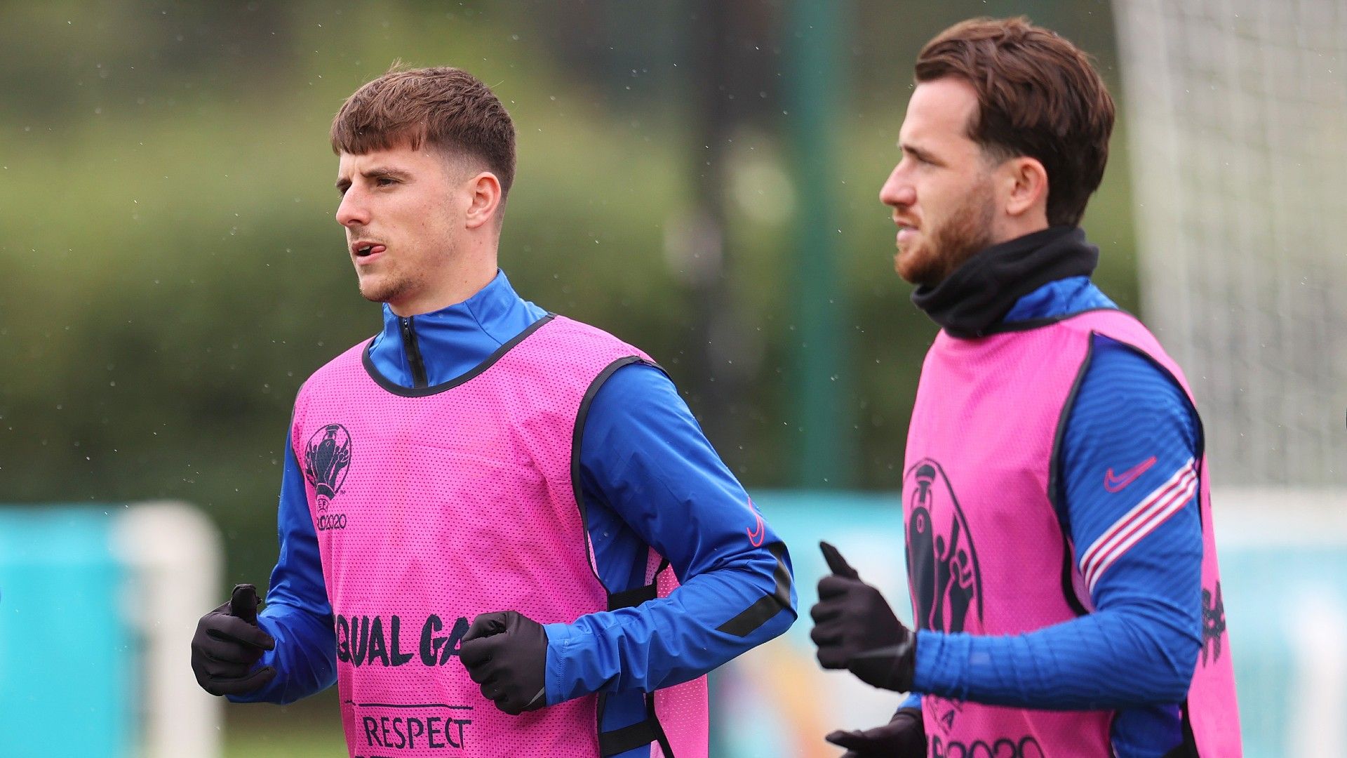Mason Mount Ben Chilwell England training Euro 2020