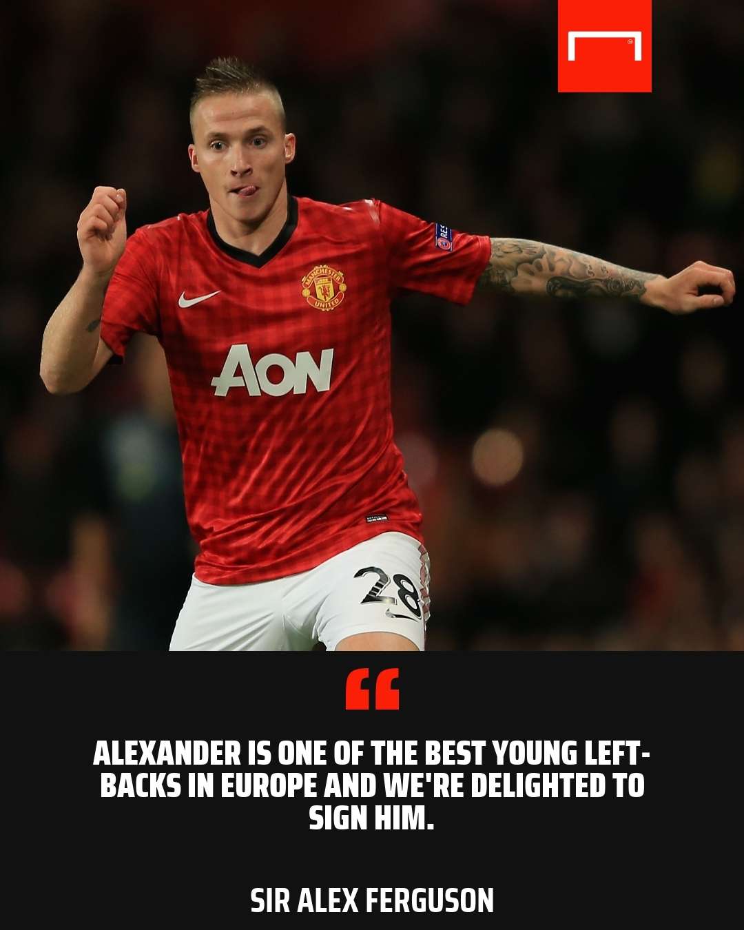 Alexander Buttner Sir Alex Ferguson Manchester United GFX