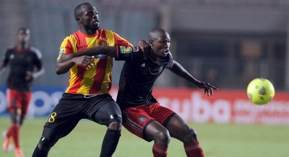 Ayanda Gcaba, Orlando Pirates, Yannick Ndjeng, Esperance, Caf Champions League, 19.10.2013