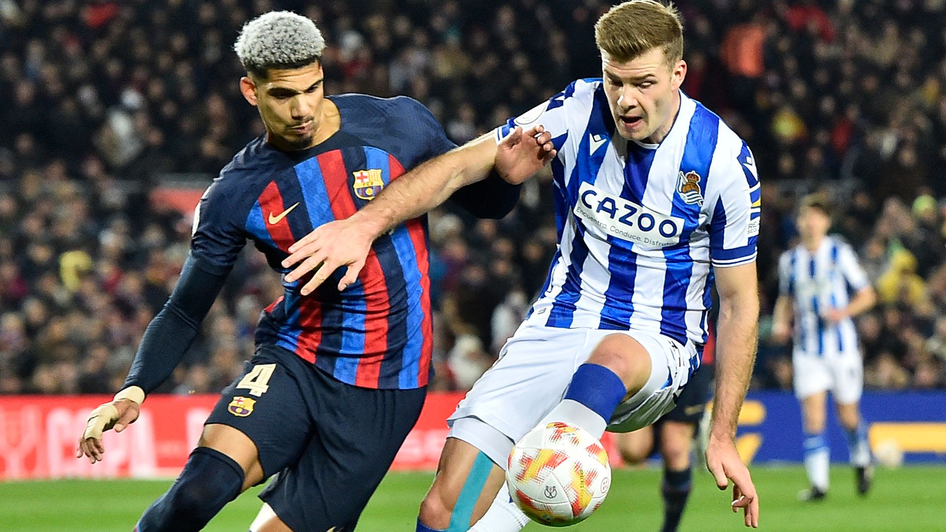 Ronald Araujo Barcelona Real Sociedad Copa del Rey 2022-23