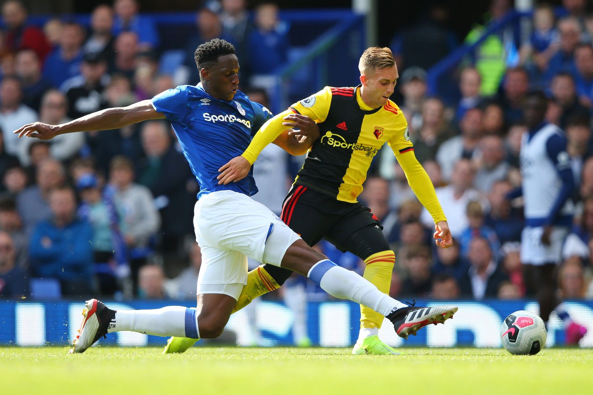 Yerry Mina Everton -Watford Premier League 2019