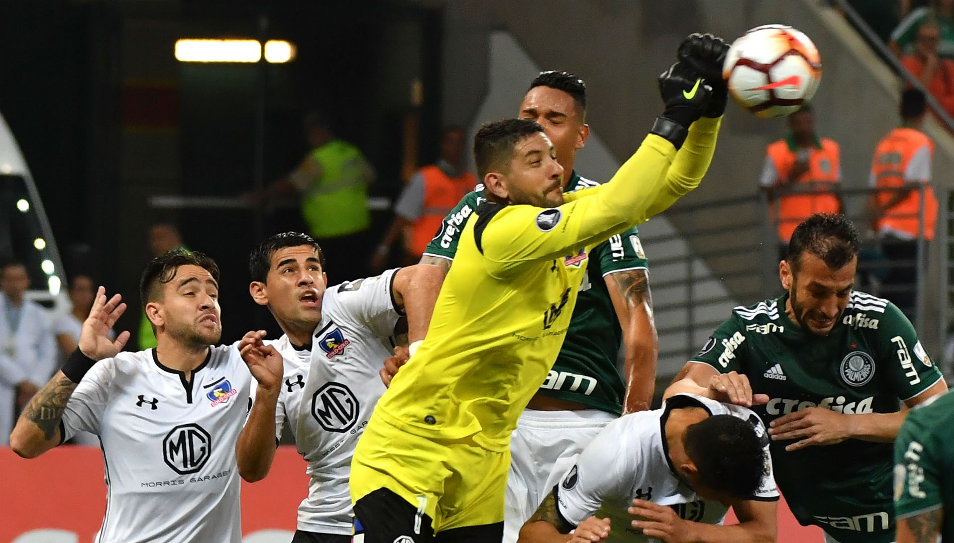 031018 Palmeiras Colo Colo Agustín Orion Julio Barroso