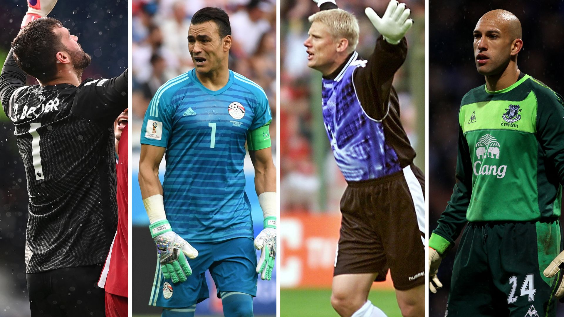 Alisson, Hadary, Schmeichel, Tim Howard