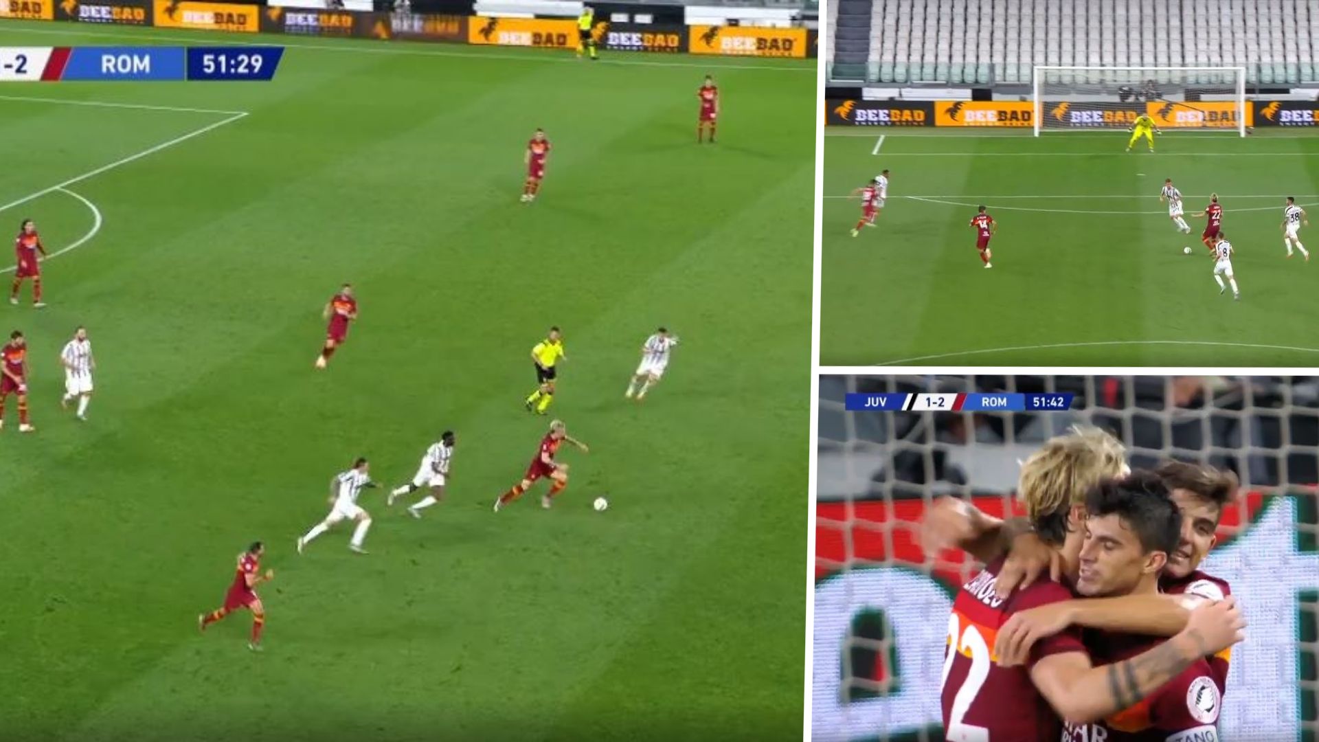 Zaniolo Juventus Roma