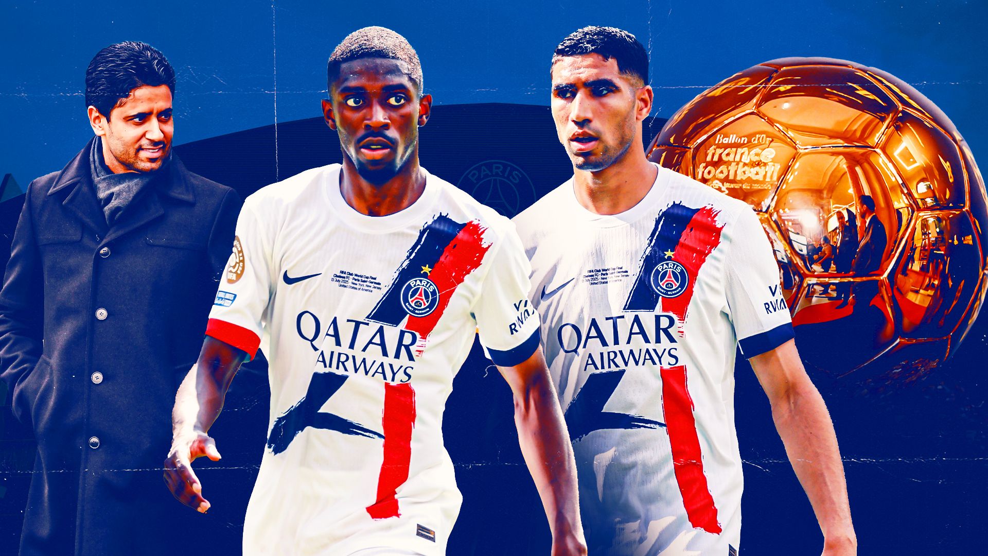 PSG tension Hakimi Dembele