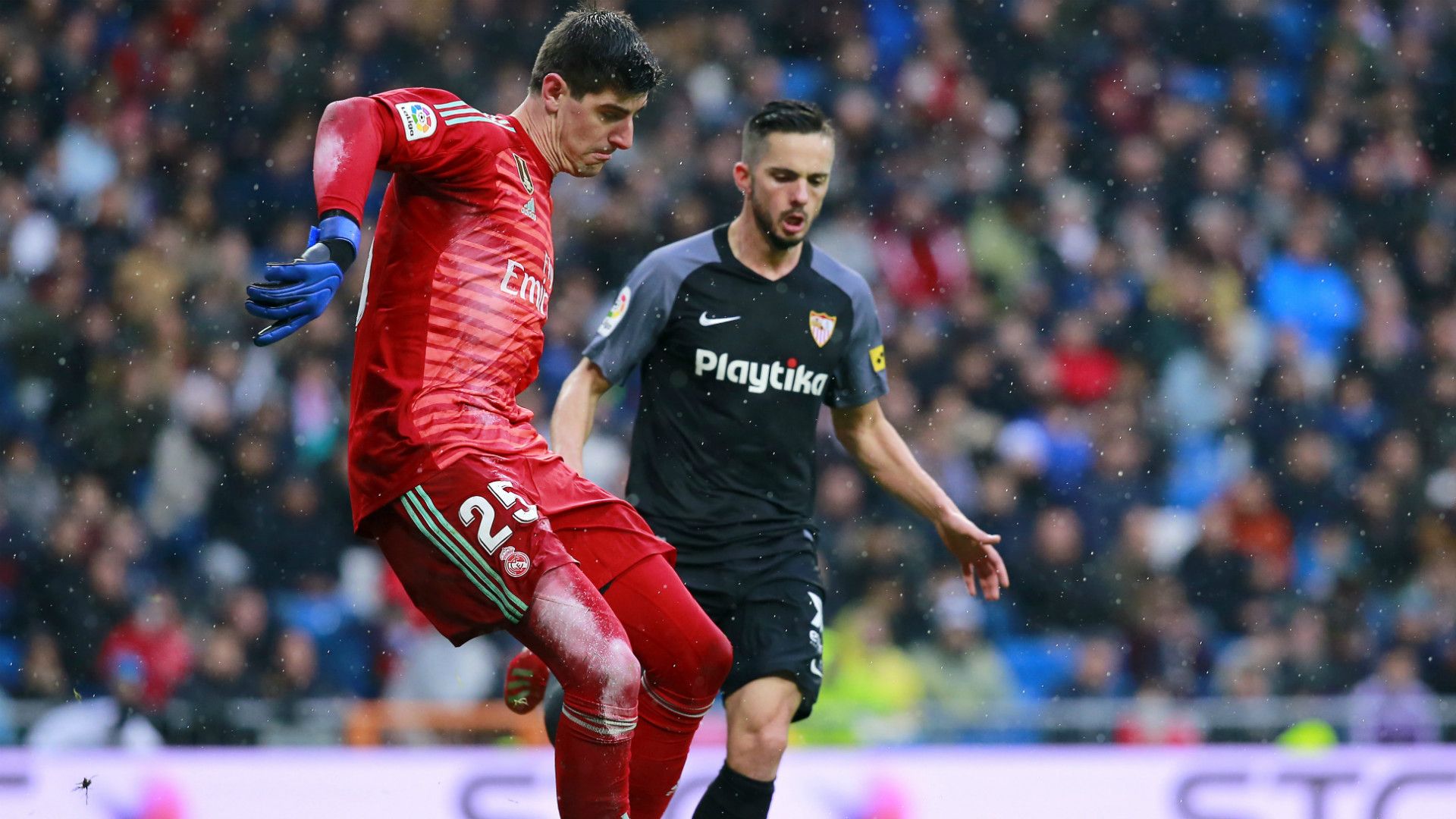 COURTOIS REAL MADRID SEVILLA LALIGA