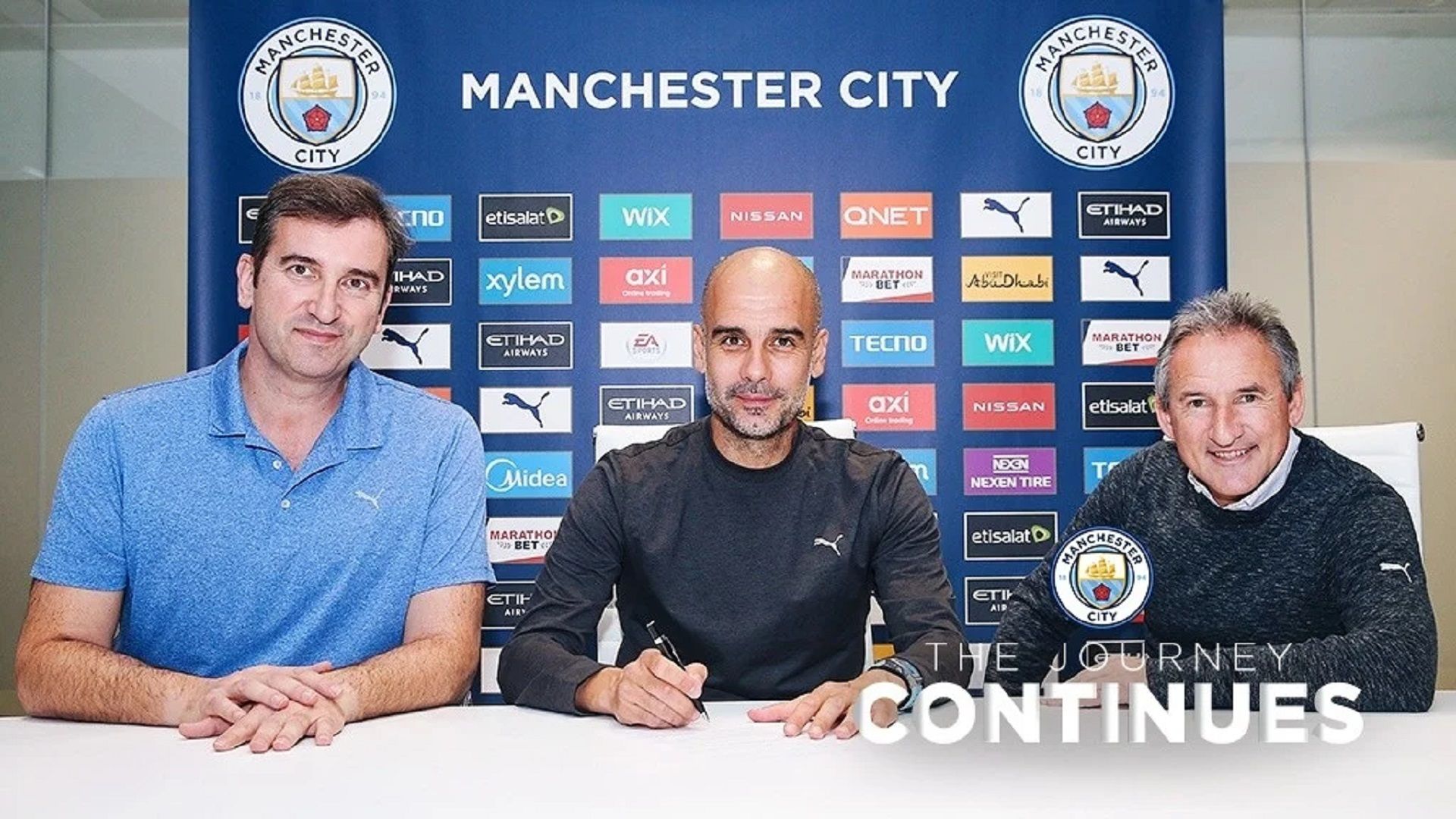 Guardiola assina novo contrato com o City