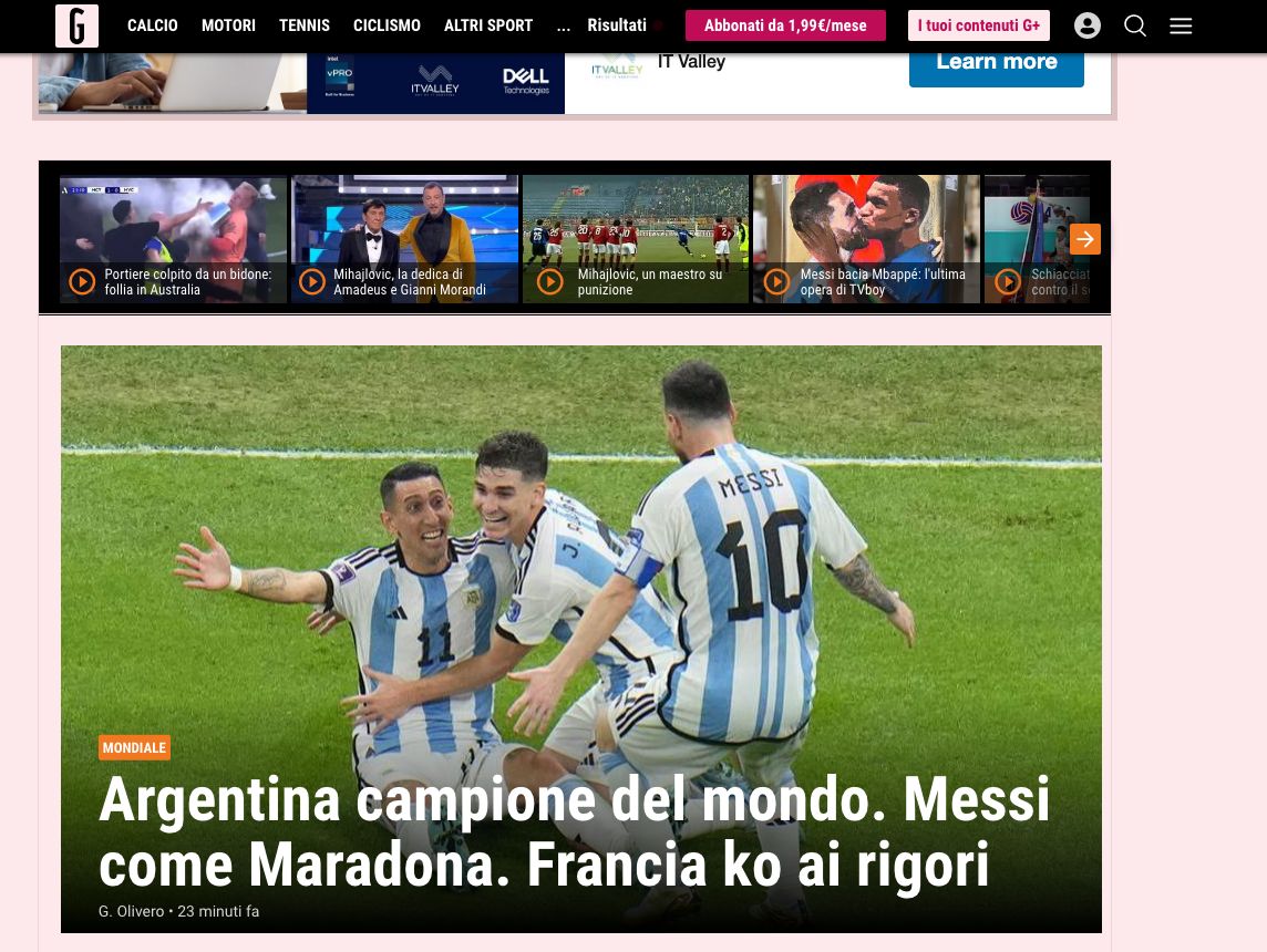 La gazzetta dello sport