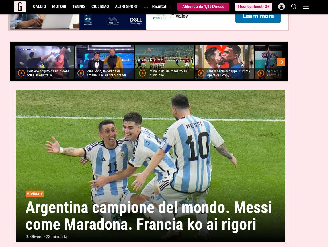 La gazzetta dello sport