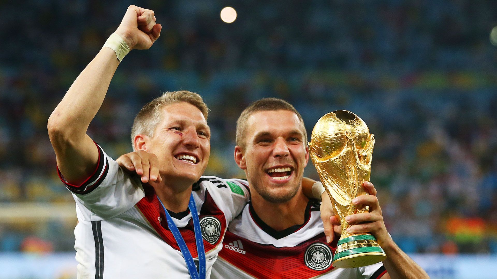 Schweinsteiger Podolski 07132014