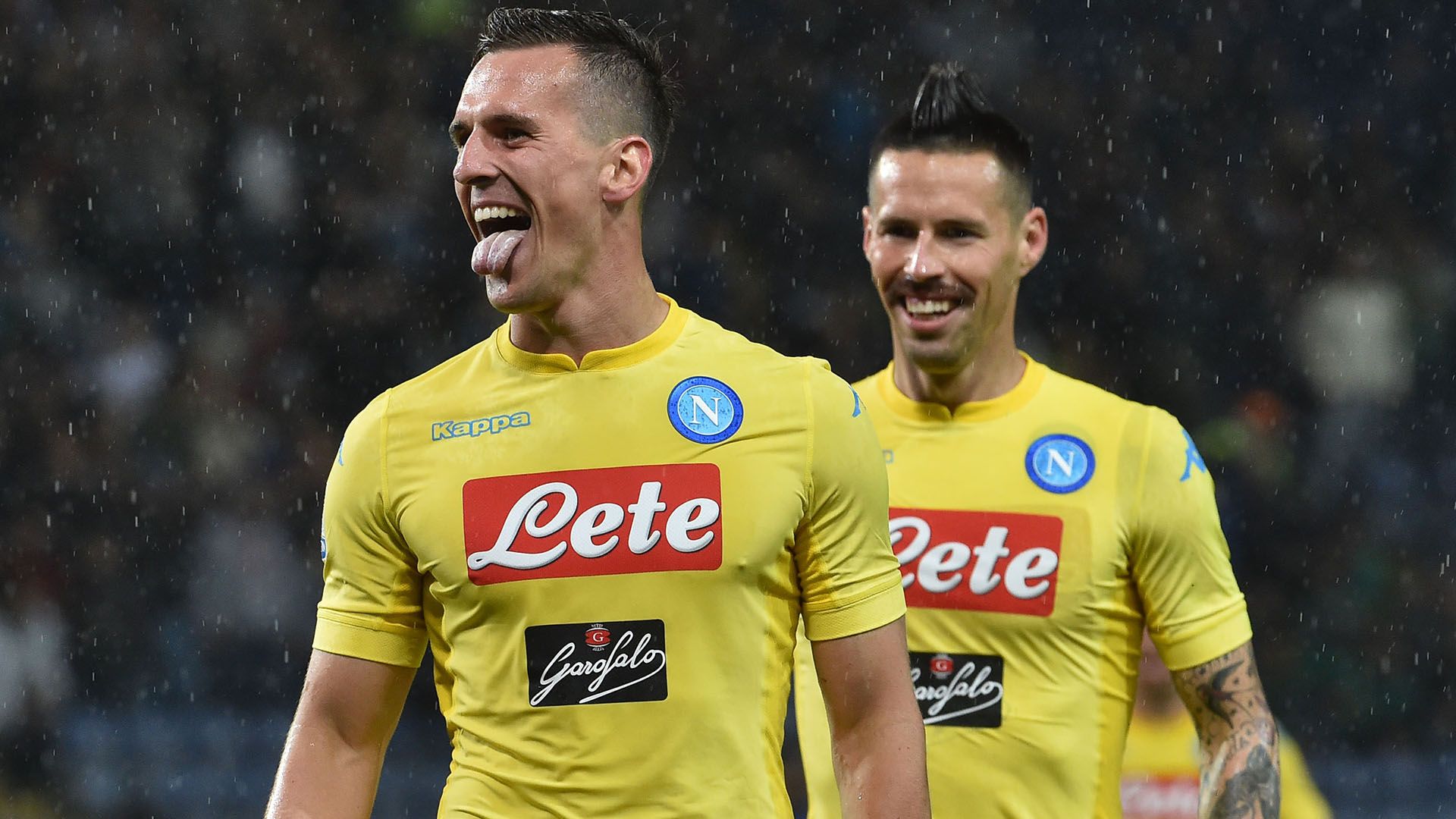 Arkadiusz Milik Sampdoria Napoli Serie A