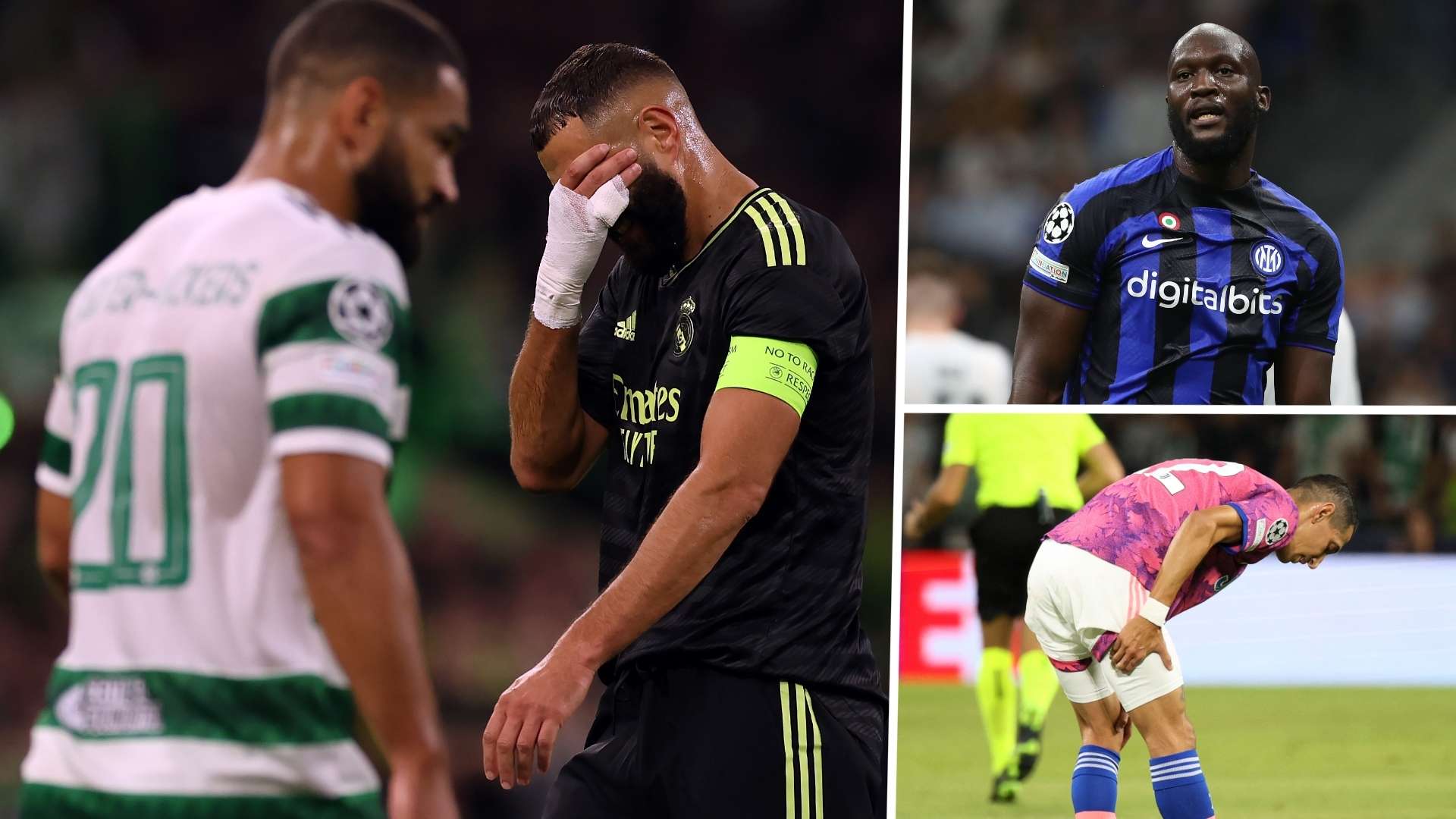 Karim Benzema, Romelu Lukaku, Angel Di Maria GFX