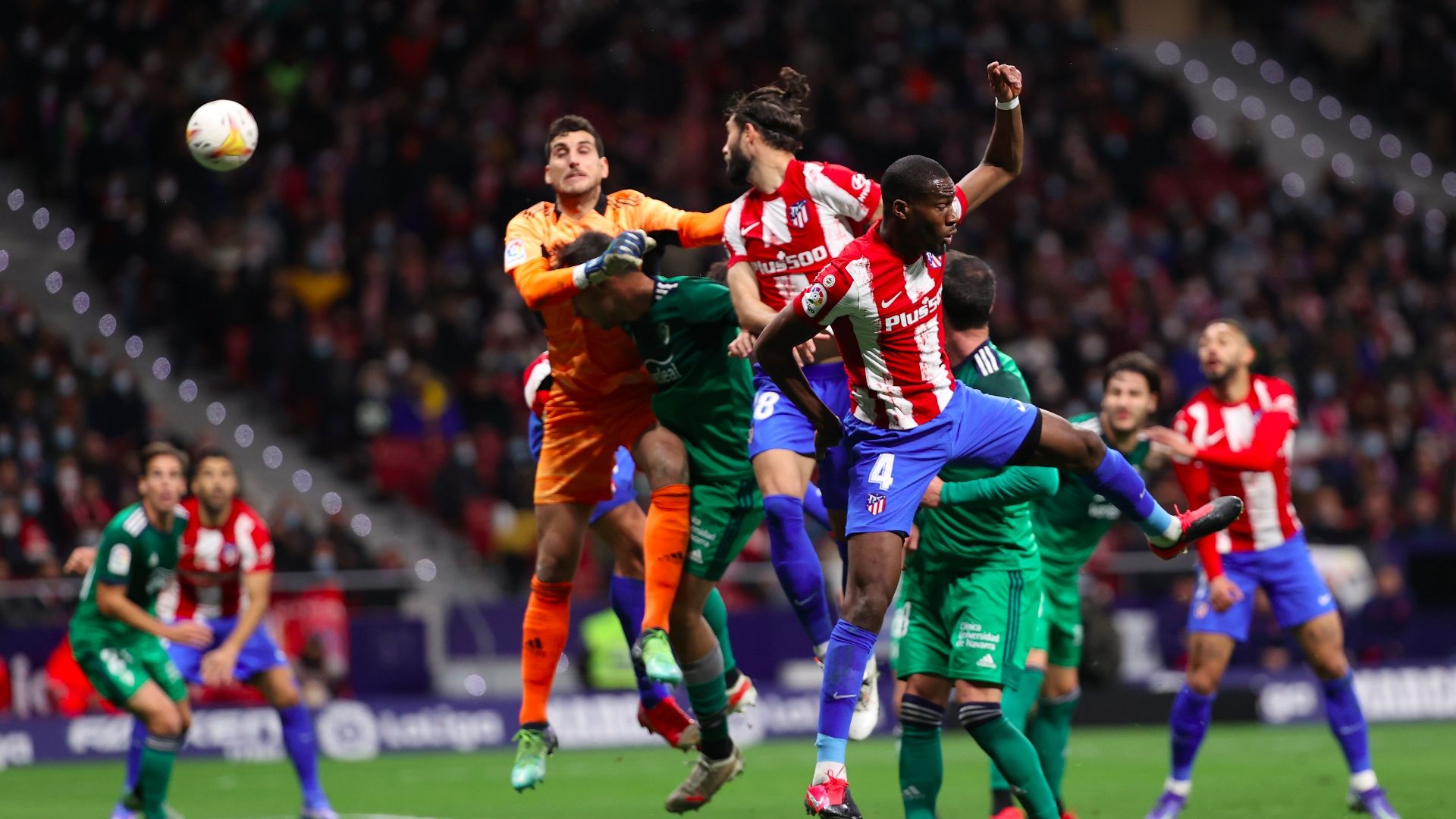 Felipe marca ante Osasuna con el Atlético de Madrid
