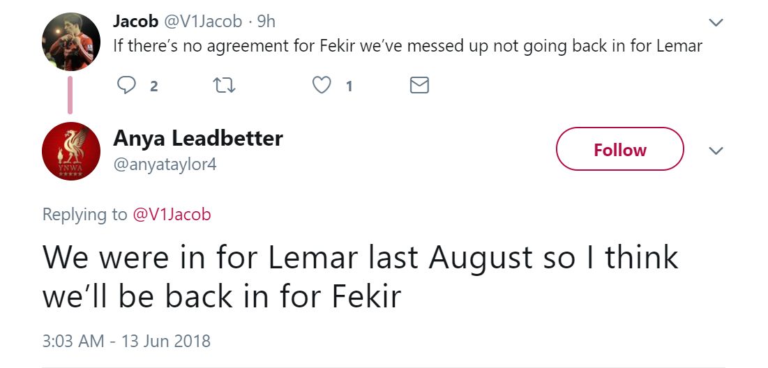Reactions Lemar to Atletico Liverpool Fans