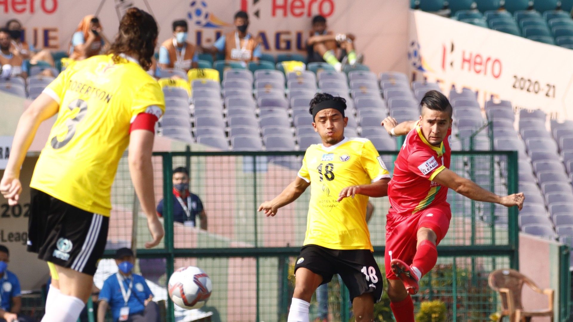 Komron Tursunov, TRAU vs Real Kashmir