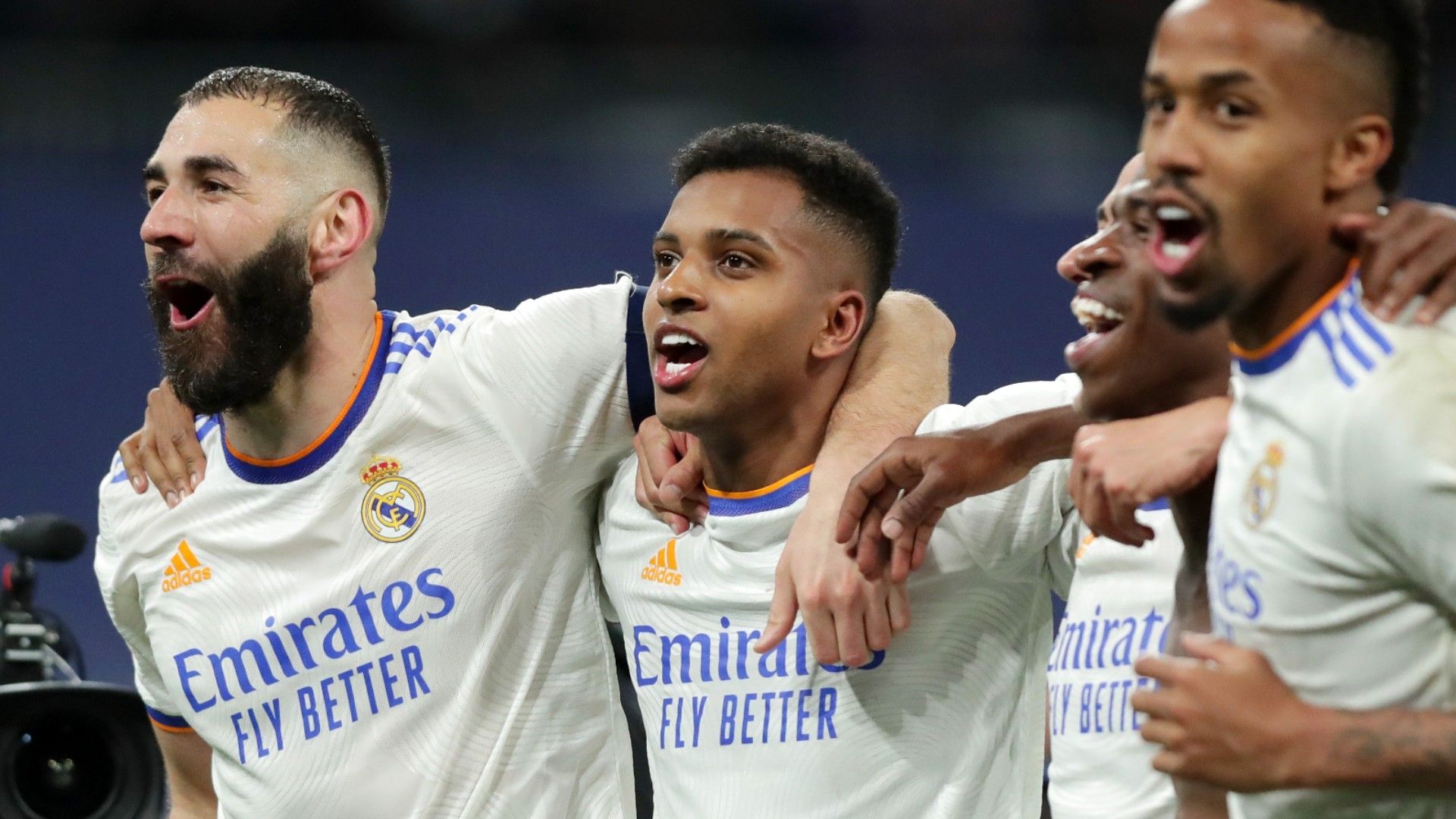 Benzema Rodrygo Militão Real Madrid PSG Champions League 09 03 2022