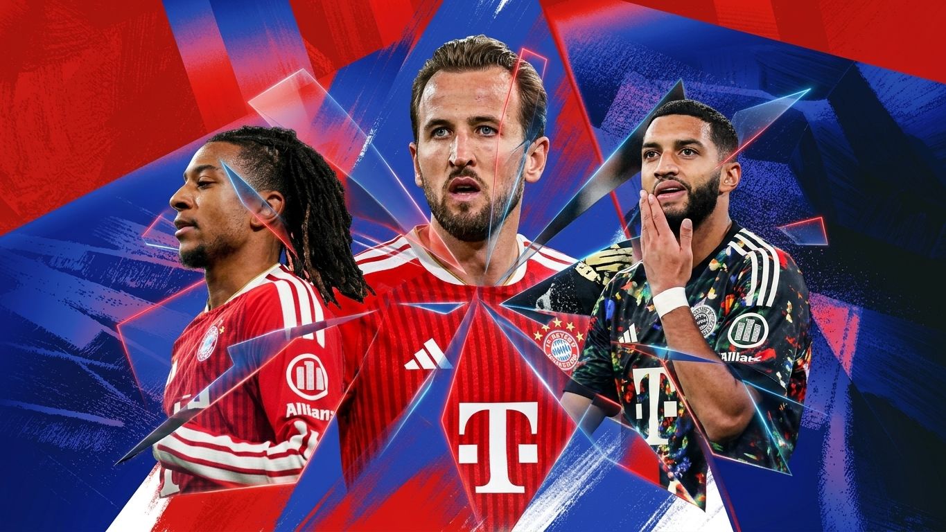 Ismael Saibari Harry Kane Michael Olise Bayern GFX GOAL ONLY