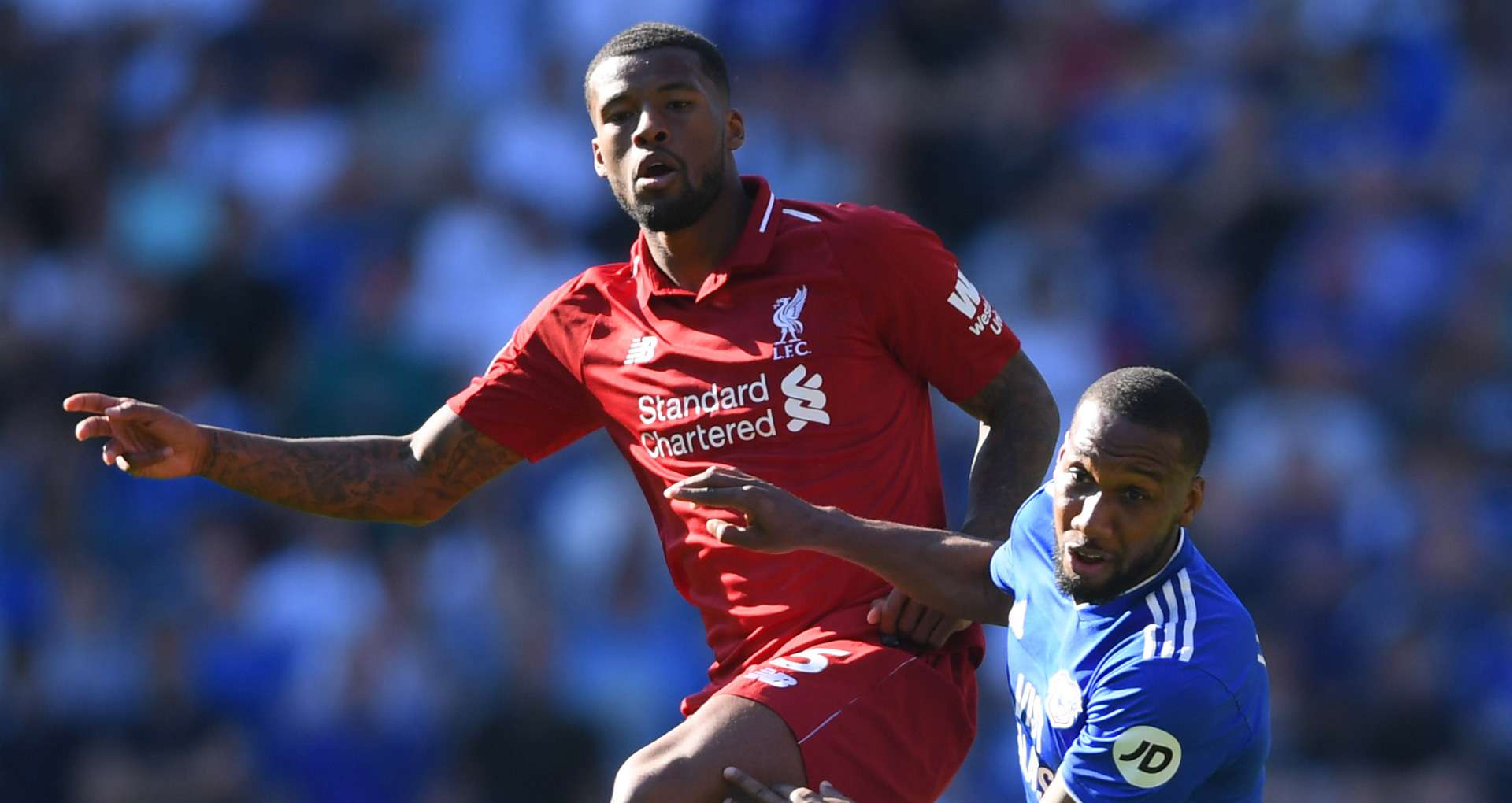 Wijnaldum Liverpool Cardiff 0419