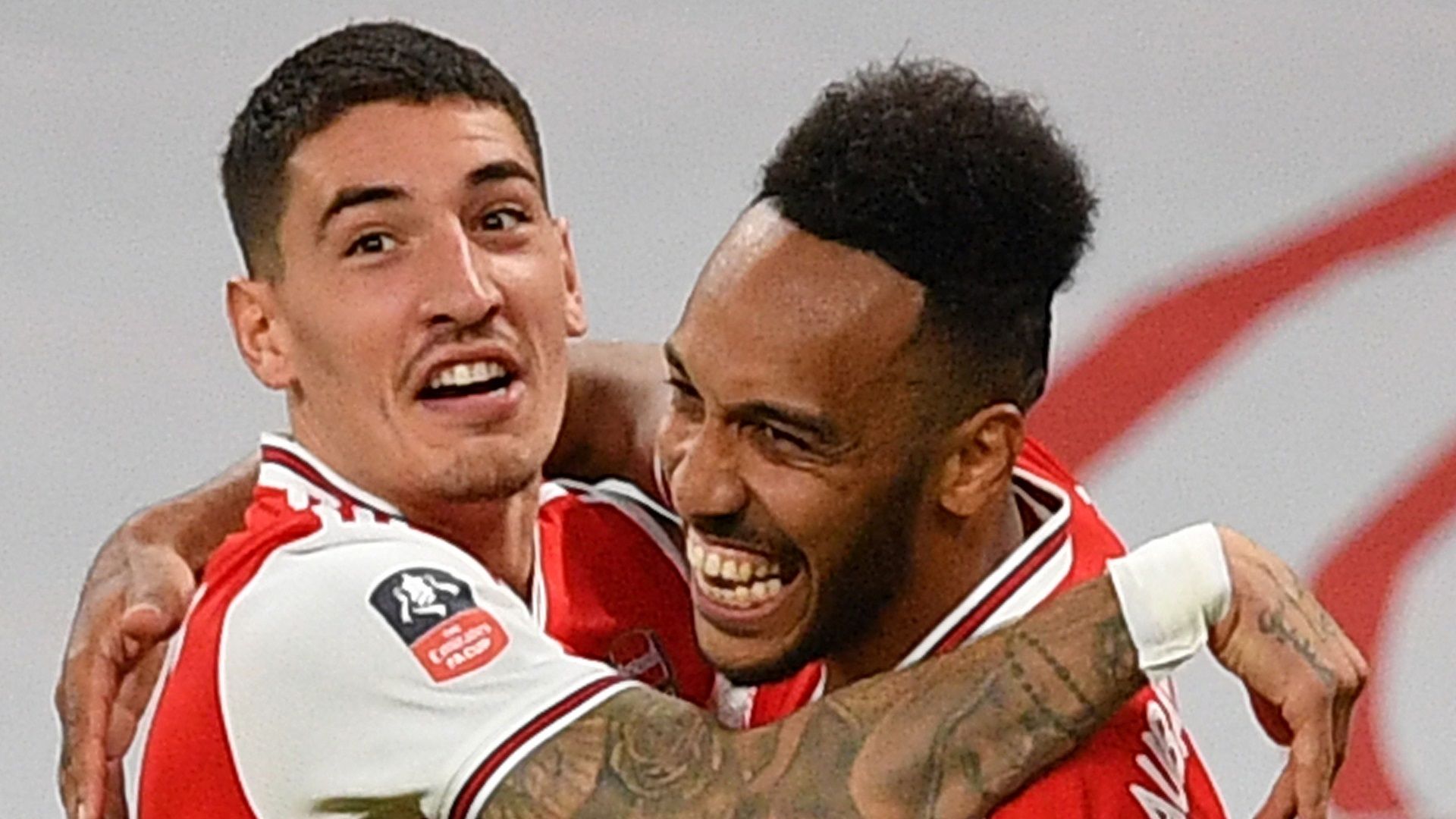 Hector Bellerin Pierre-Emerick Aubameyang Arsenal 2019-20