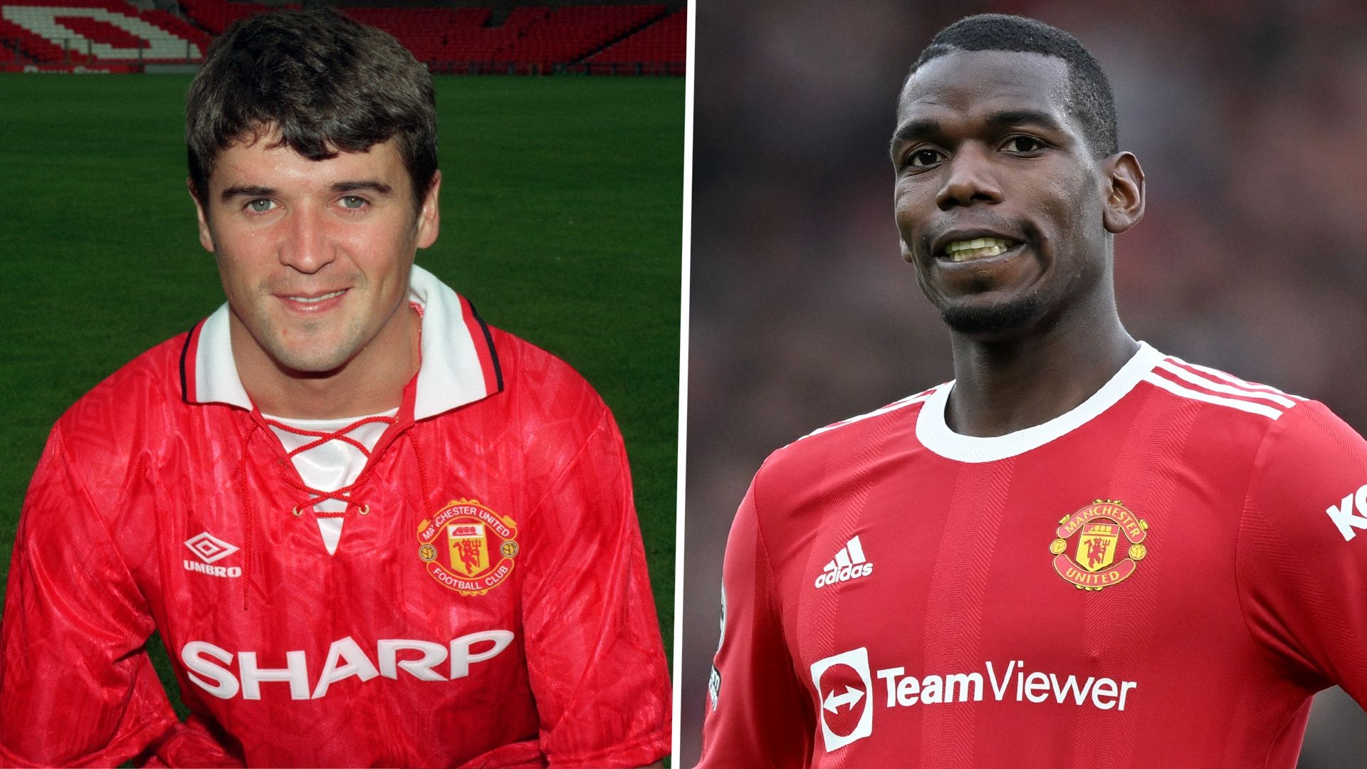 Roy Keane Paul Pogba Man Utd