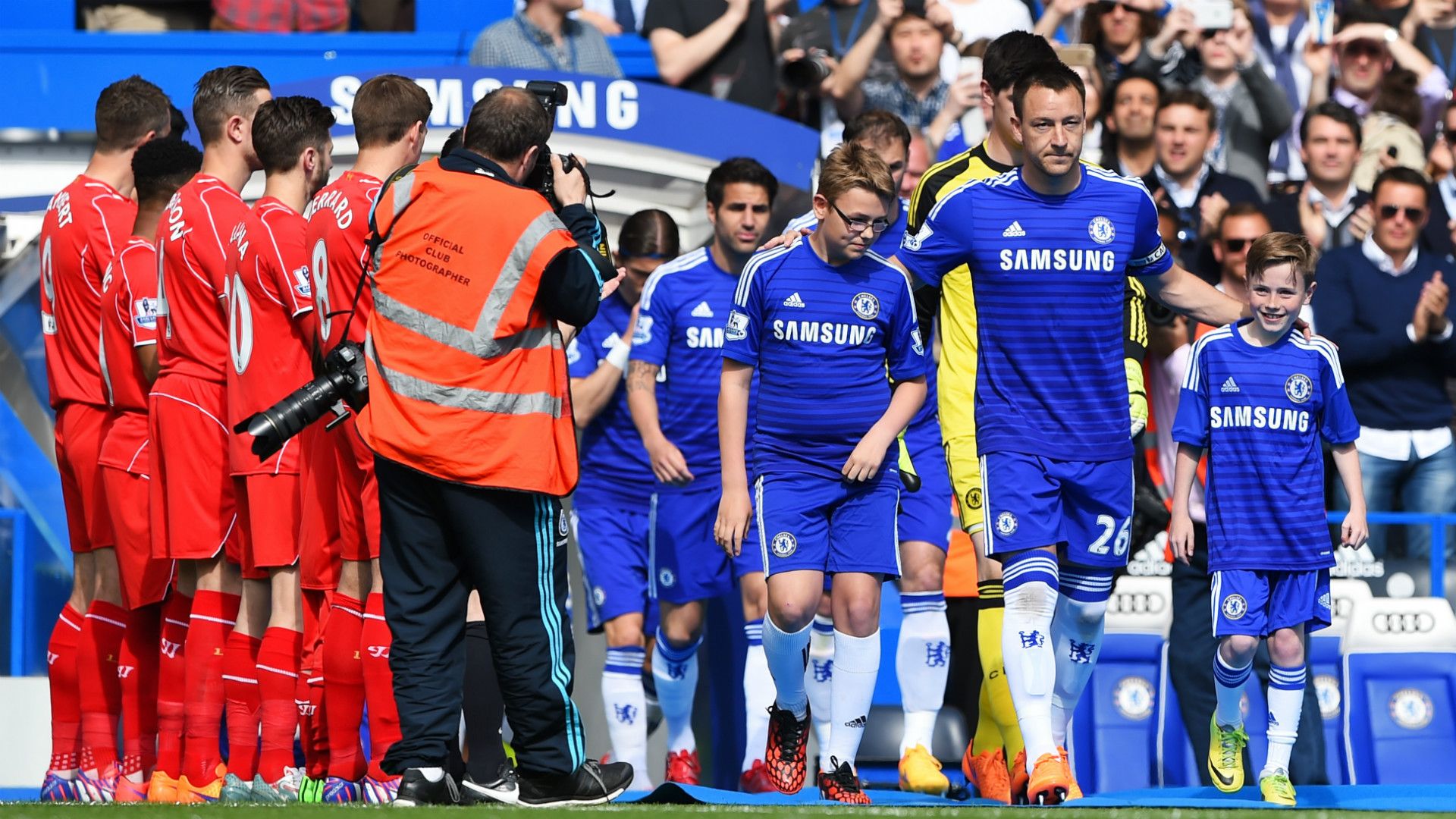 Guard of honour Chelsea Liverpool Premier League 10052015