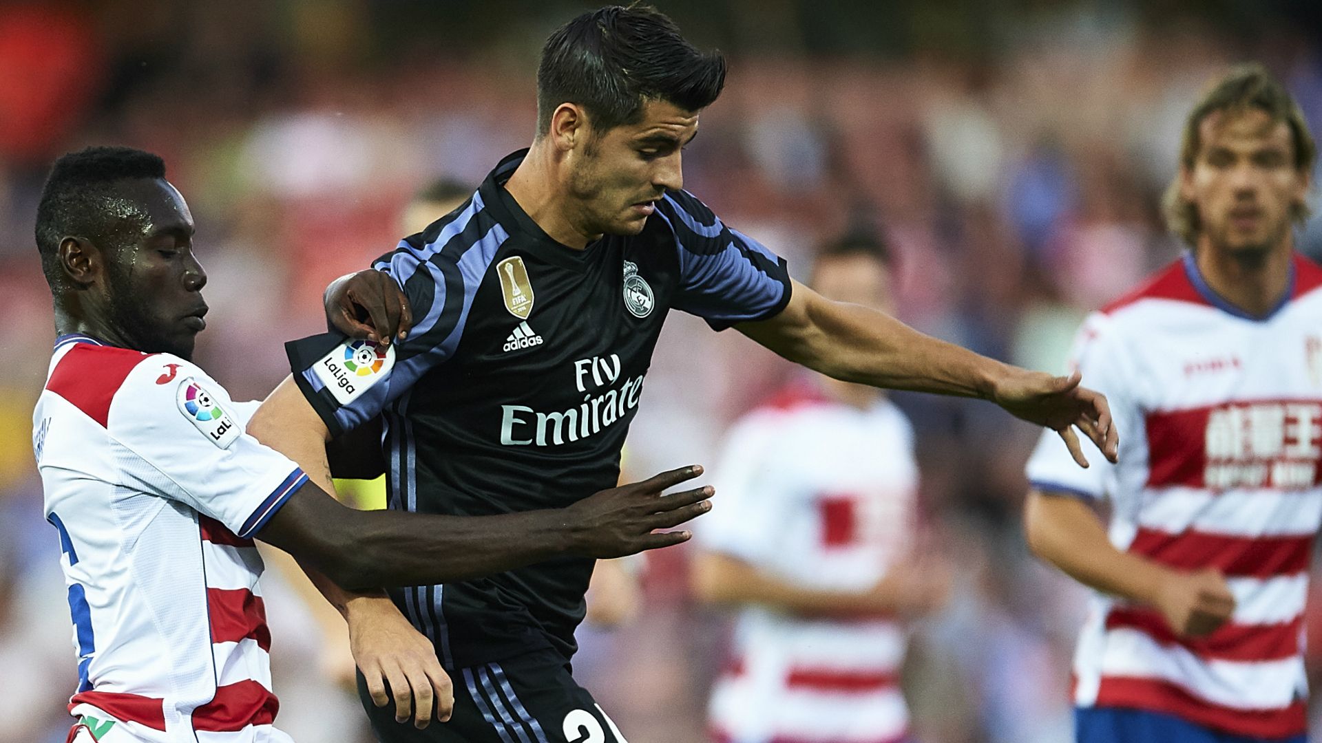 Alvaro Morata Victorien Angban Real Madrid Granada LaLiga 06052017