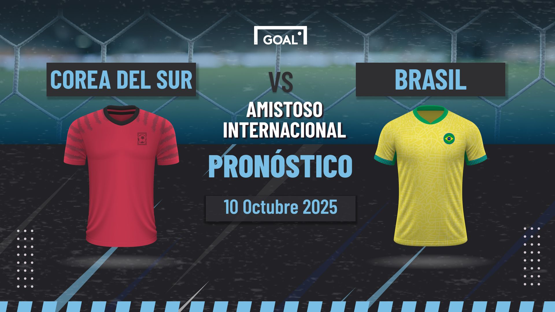 Corea del Sur vs Brasil Pronóstico y Apuestas Amistoso Internacional | 10/10/25