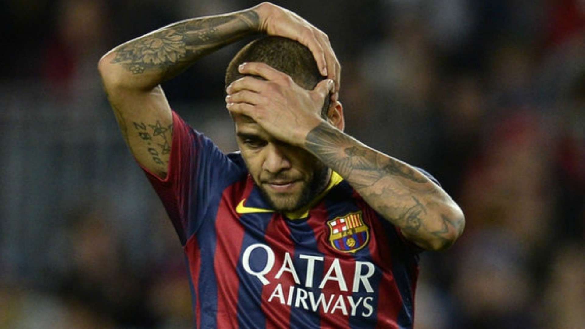 DANI ALVES BARCELONA LA LIGA 01112013
