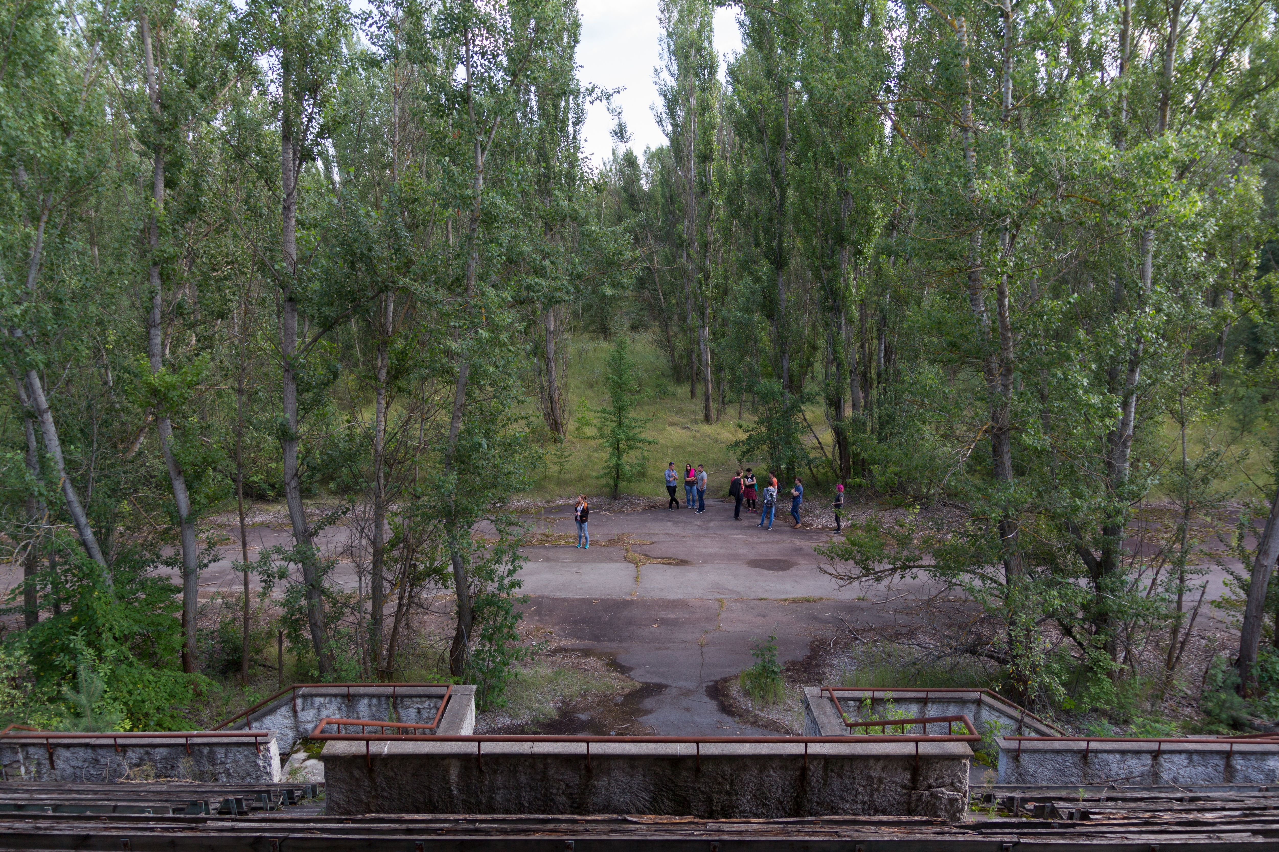 Avanhard Stadium Pripyat Ukraine Chernobyl