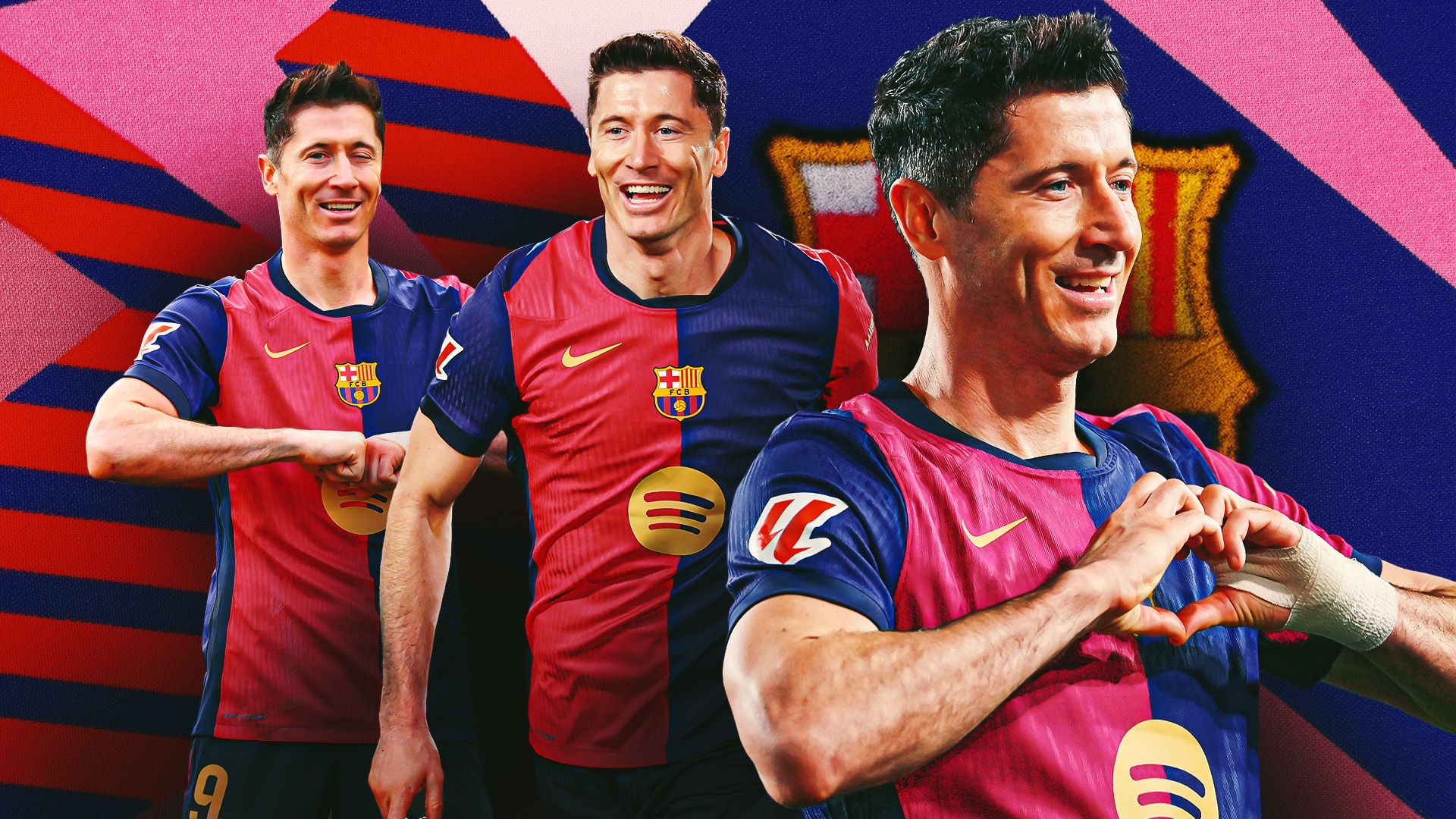 Robert Lewandowski Barcelona GFX