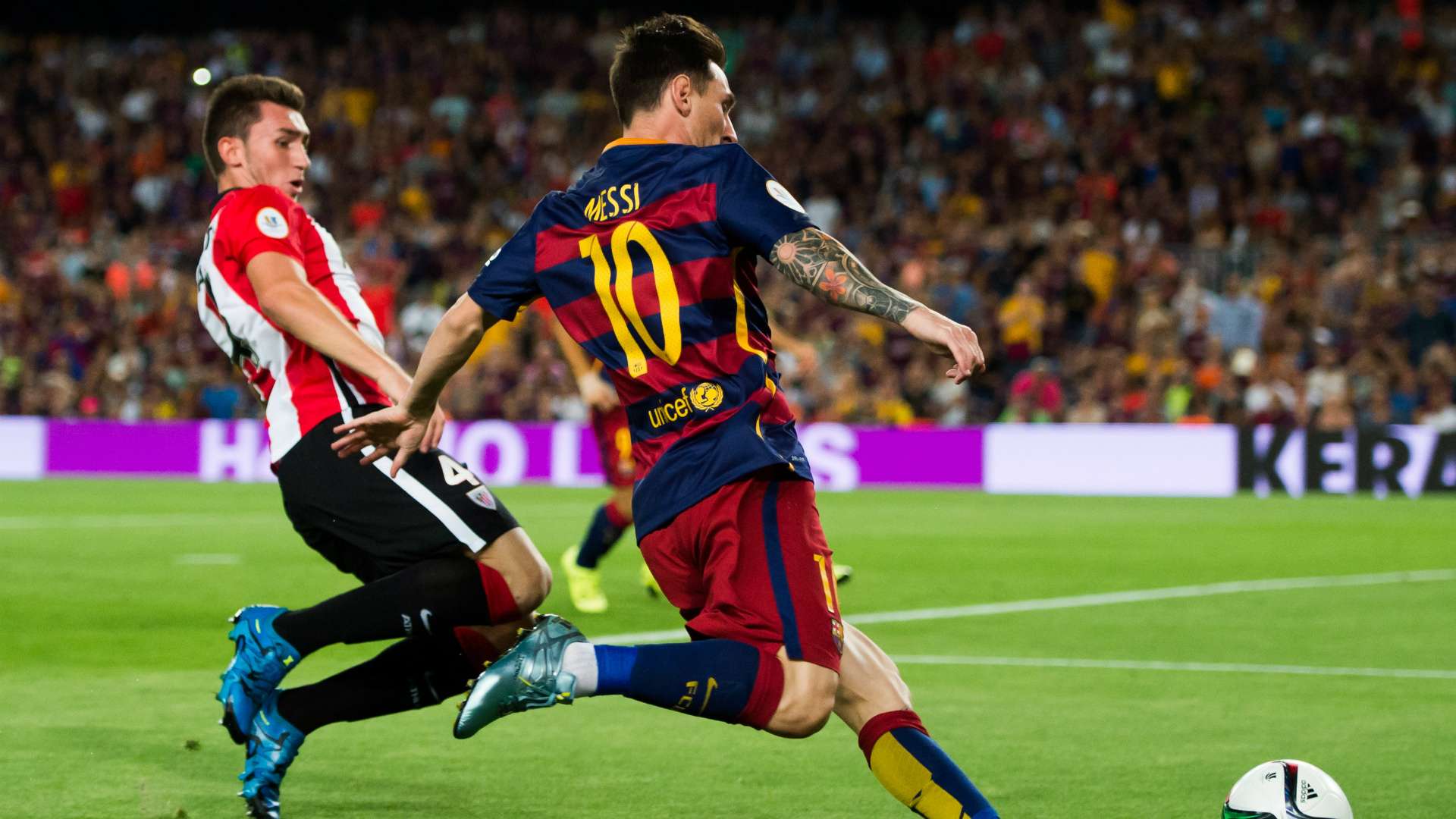 Lionel Messi Barcelona Athletic Supercopa de España 17082015