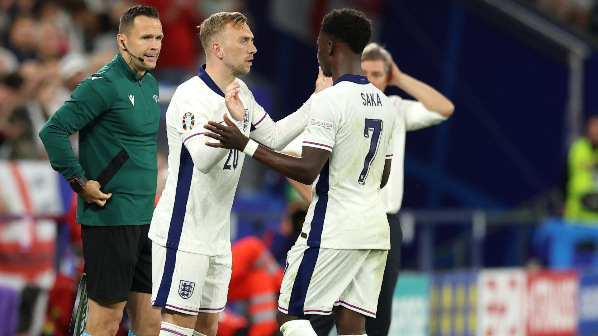 Jarrod Bowen Bukayo Saka England 2024