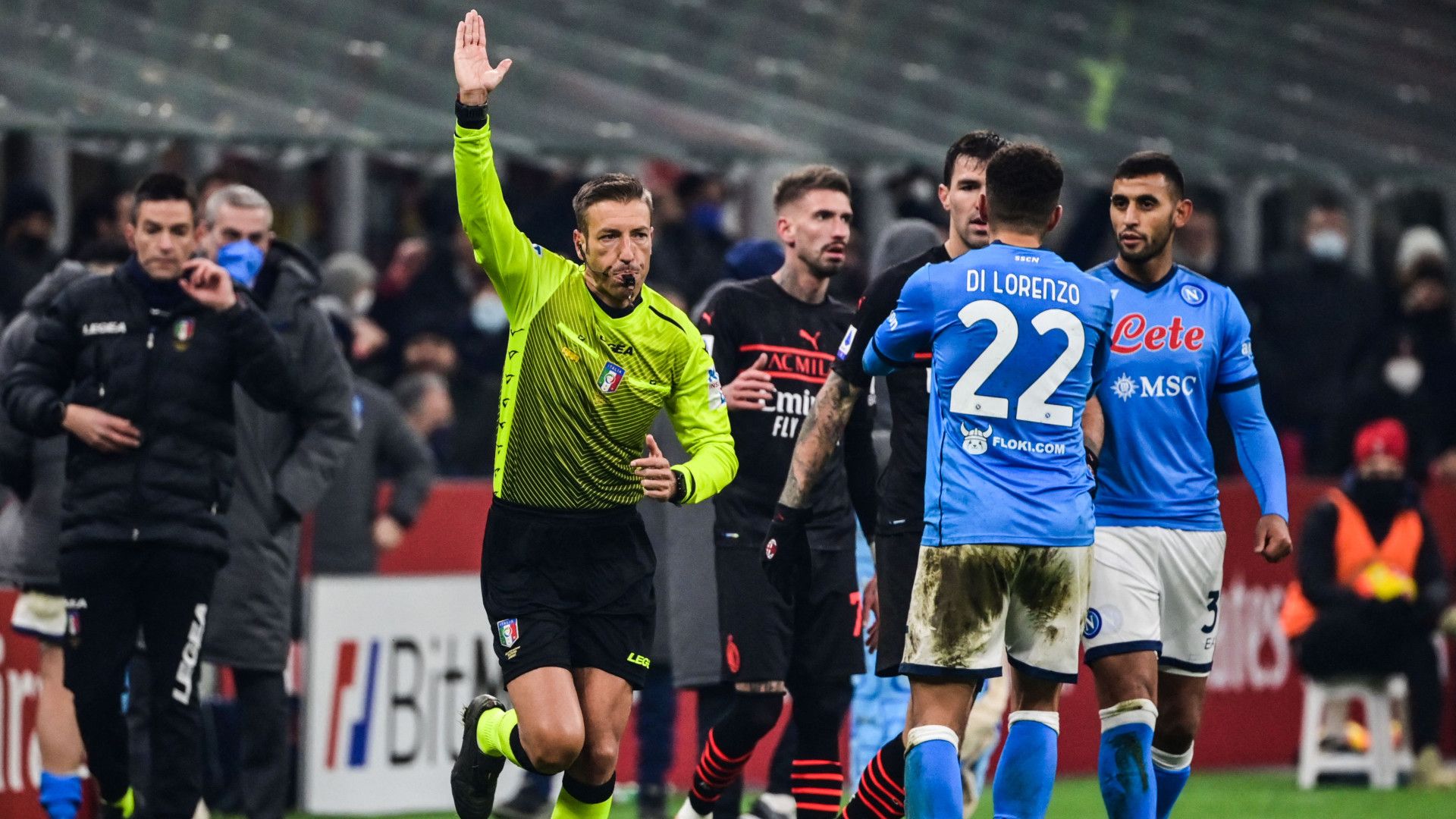 Davide Massa Milan Napoli Serie A 202122